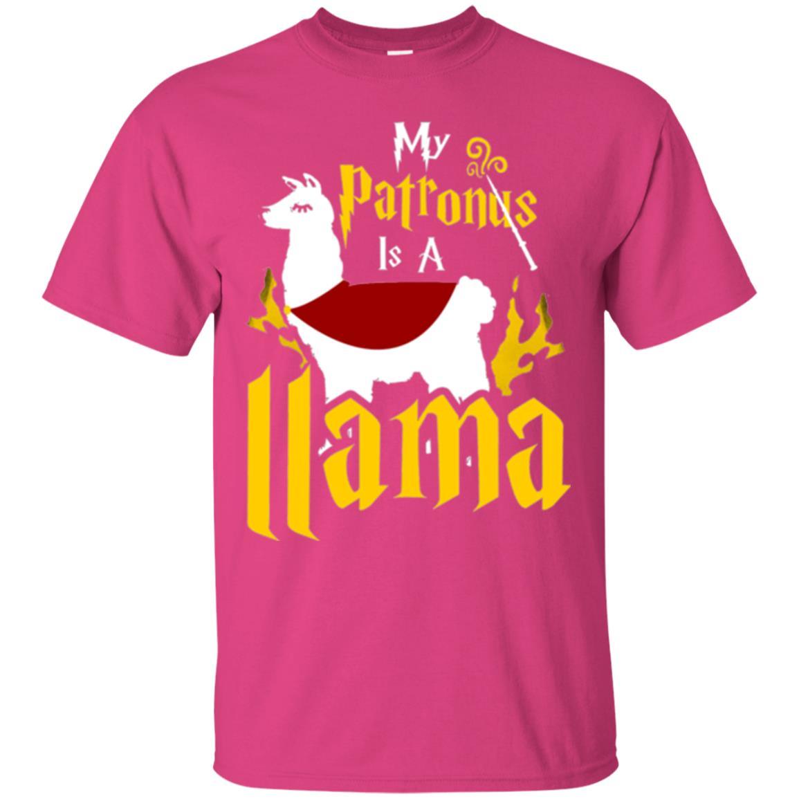 My Patronus Is A Llama T-shirt Heliconia