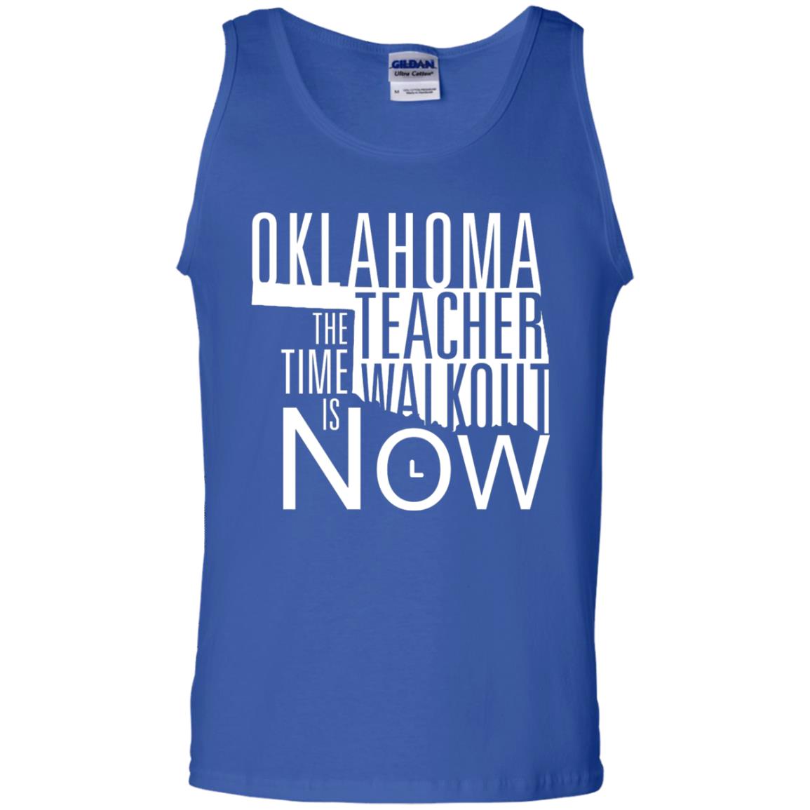 Oklahoma Teacher Waikout The Time Is Now Gun Control T-shirt Royal