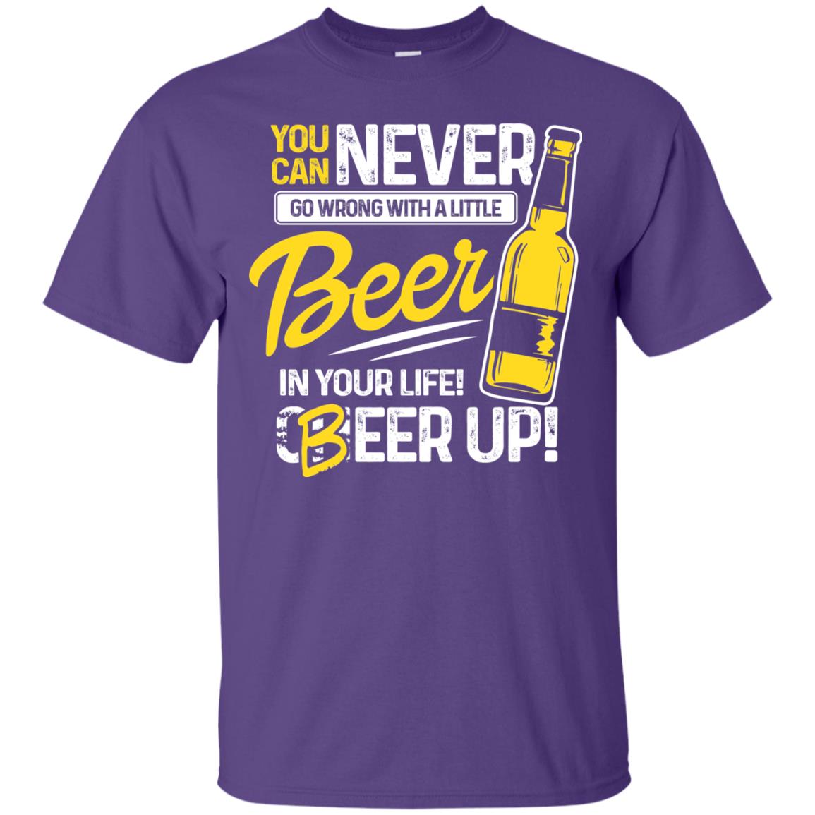 You Can Never Go Wrong With A Little Beer In Your Life Rock On Everyone Purple