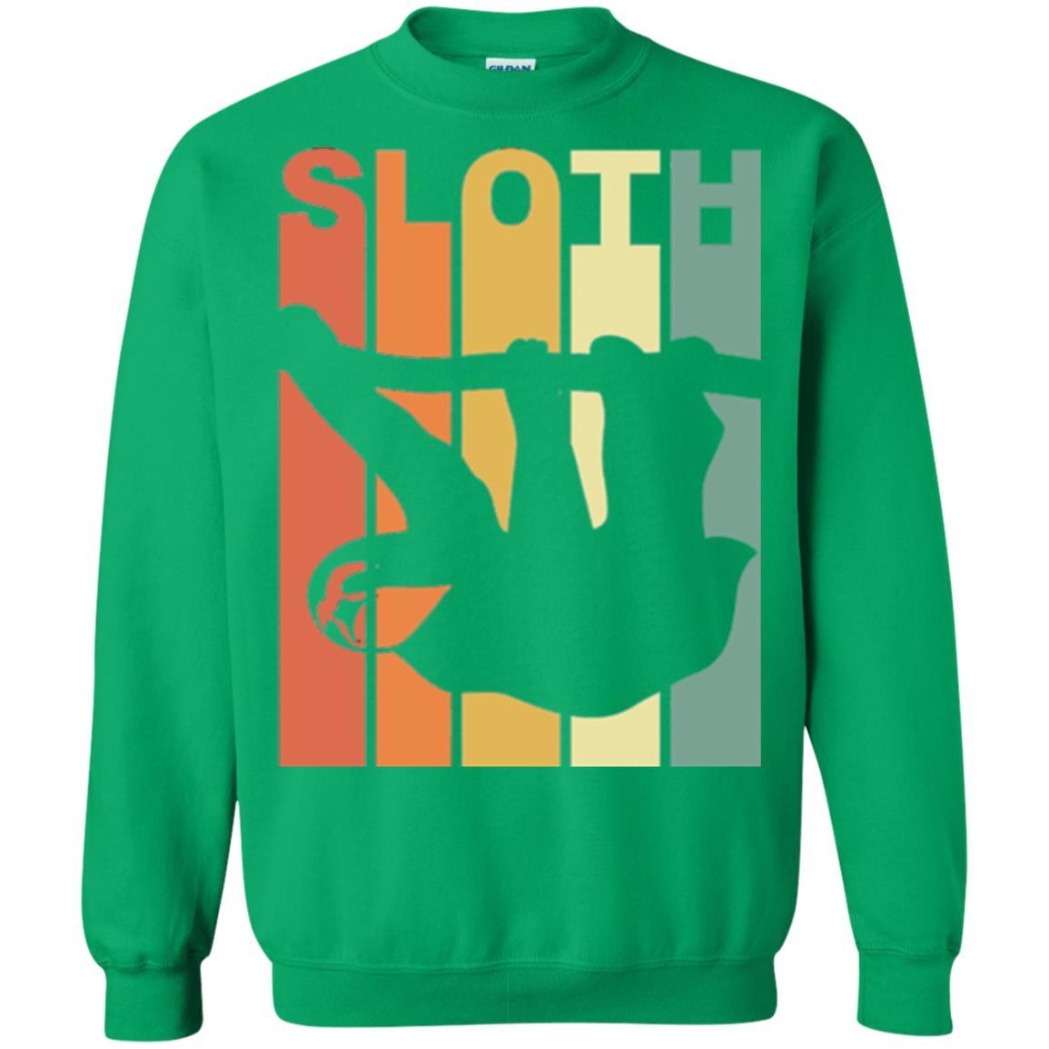 Vintage Sloth T-shirt Irish Green