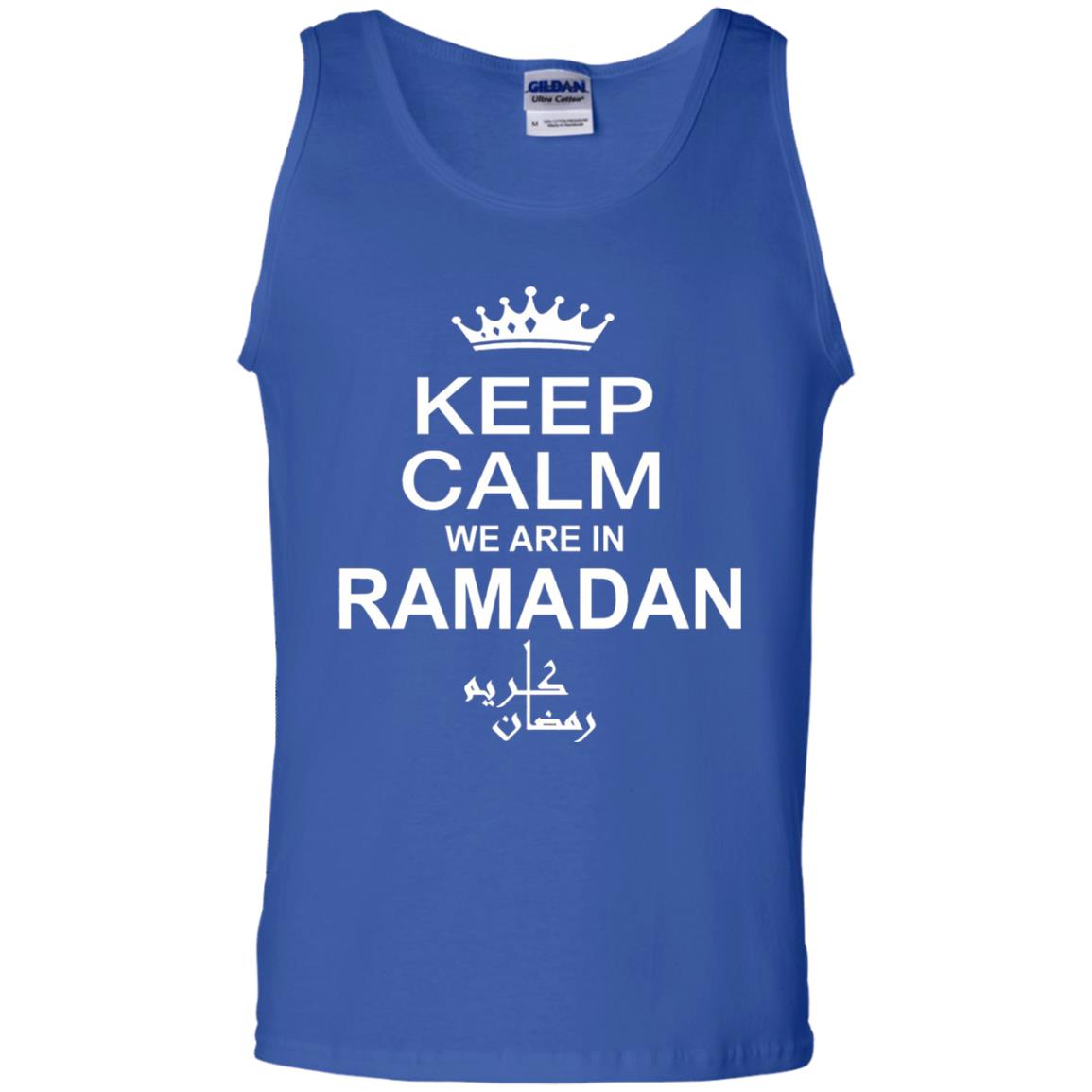 Fashion Casual Shirt Keep Calm We Are In Ramadan Royal