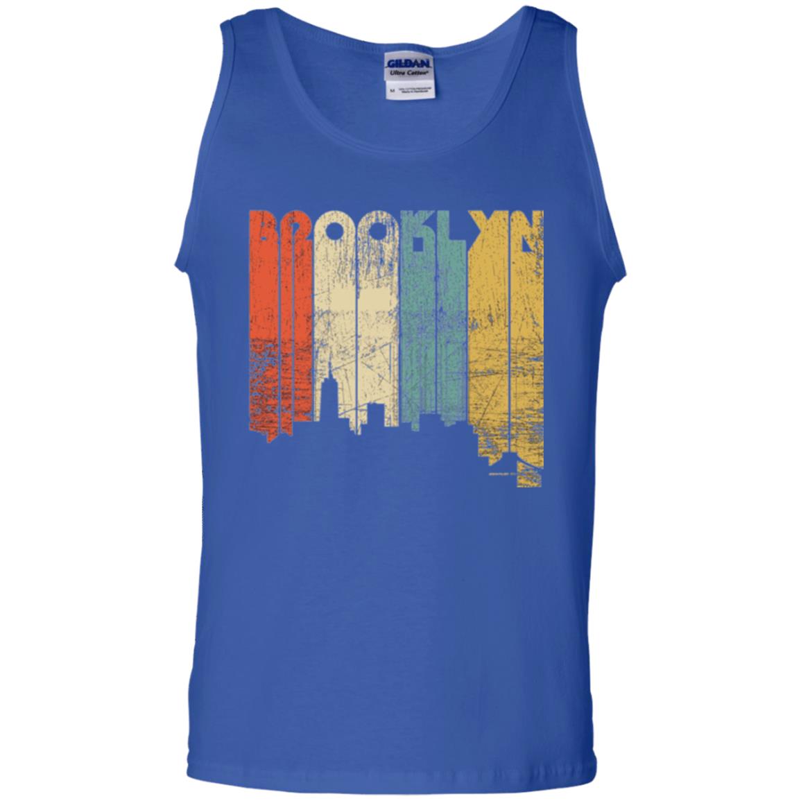 Brooklyn City New York State Vintage T-shirt Royal
