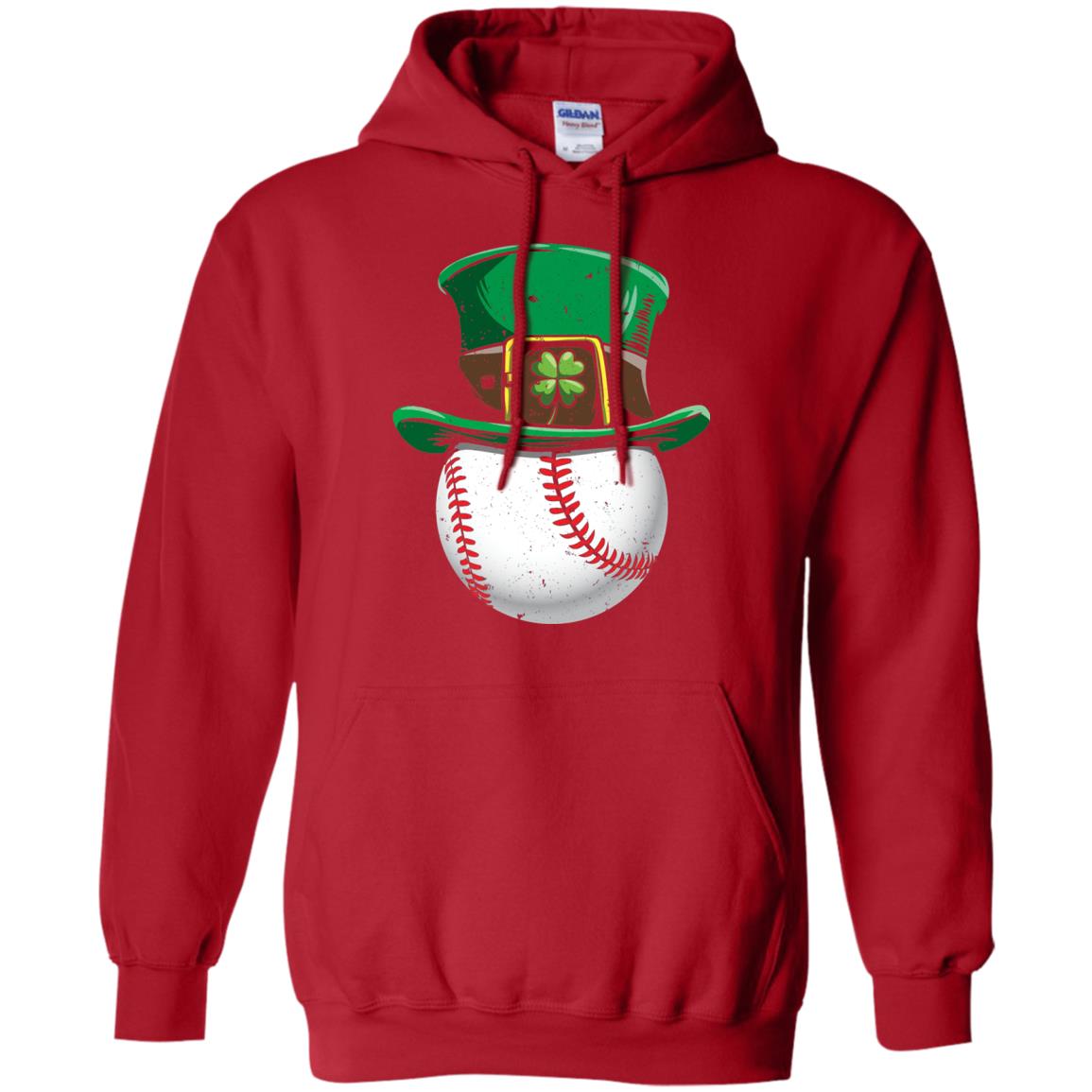 Leprechaun St. Patrick_s Day Baseball Ball T-shirt Red