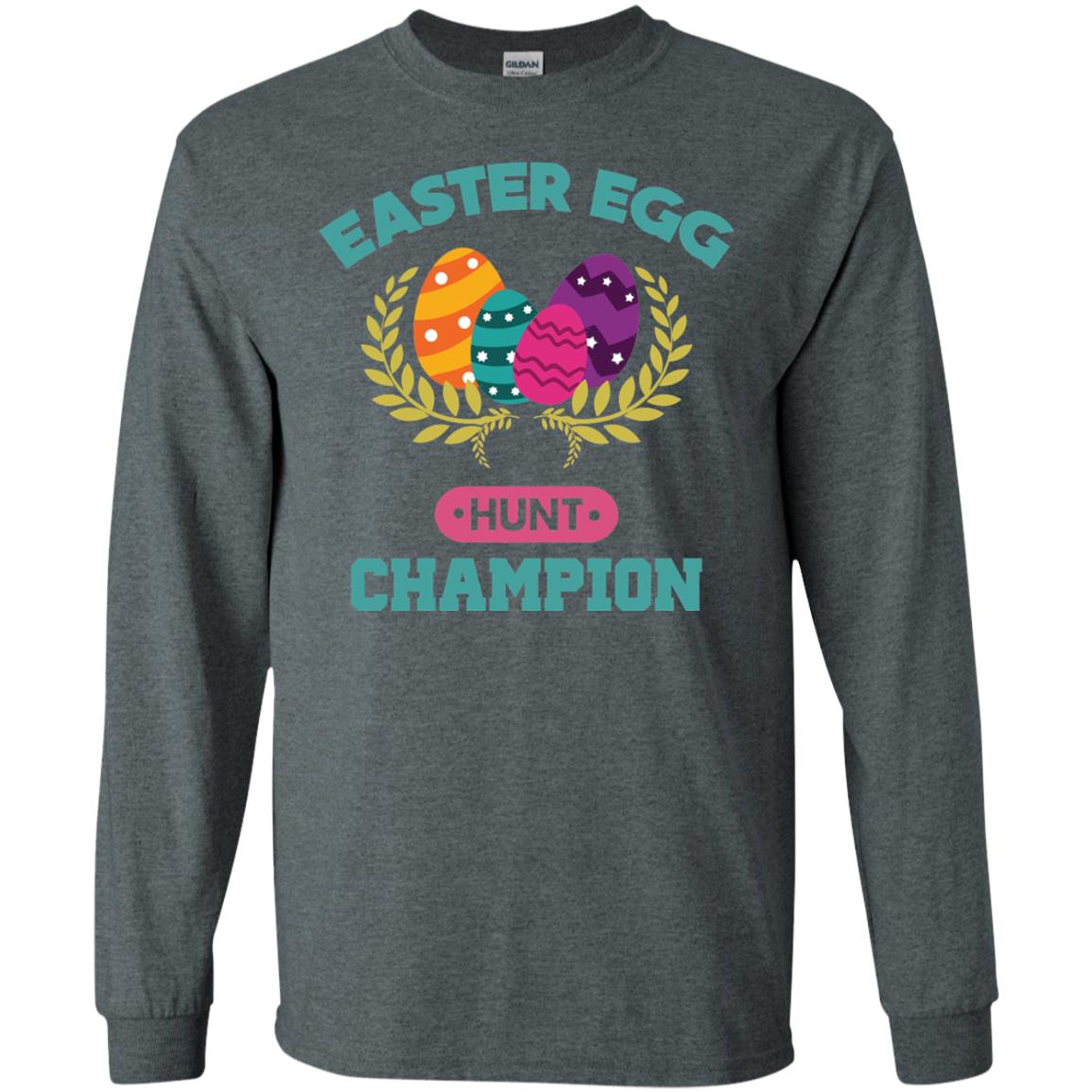 Easter Egg Hunt Champion Easter Day T-shirt Dark Heather