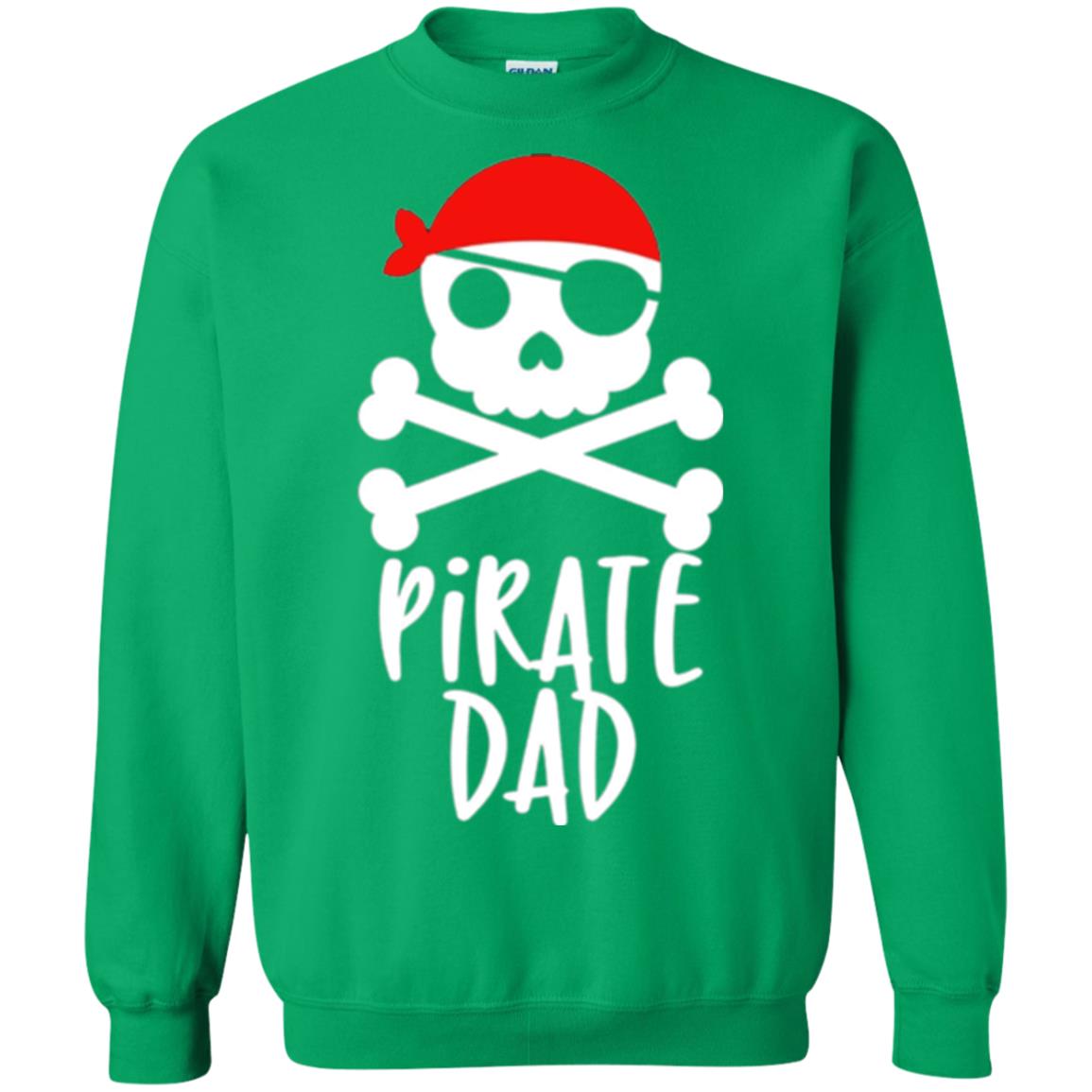 Daddy T-shirt Pirate Dad T-shirt Irish Green