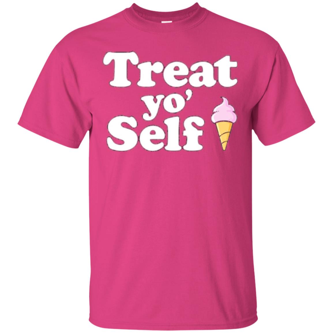 Treat Yo_ Self Ice Cream T-shirt Heliconia