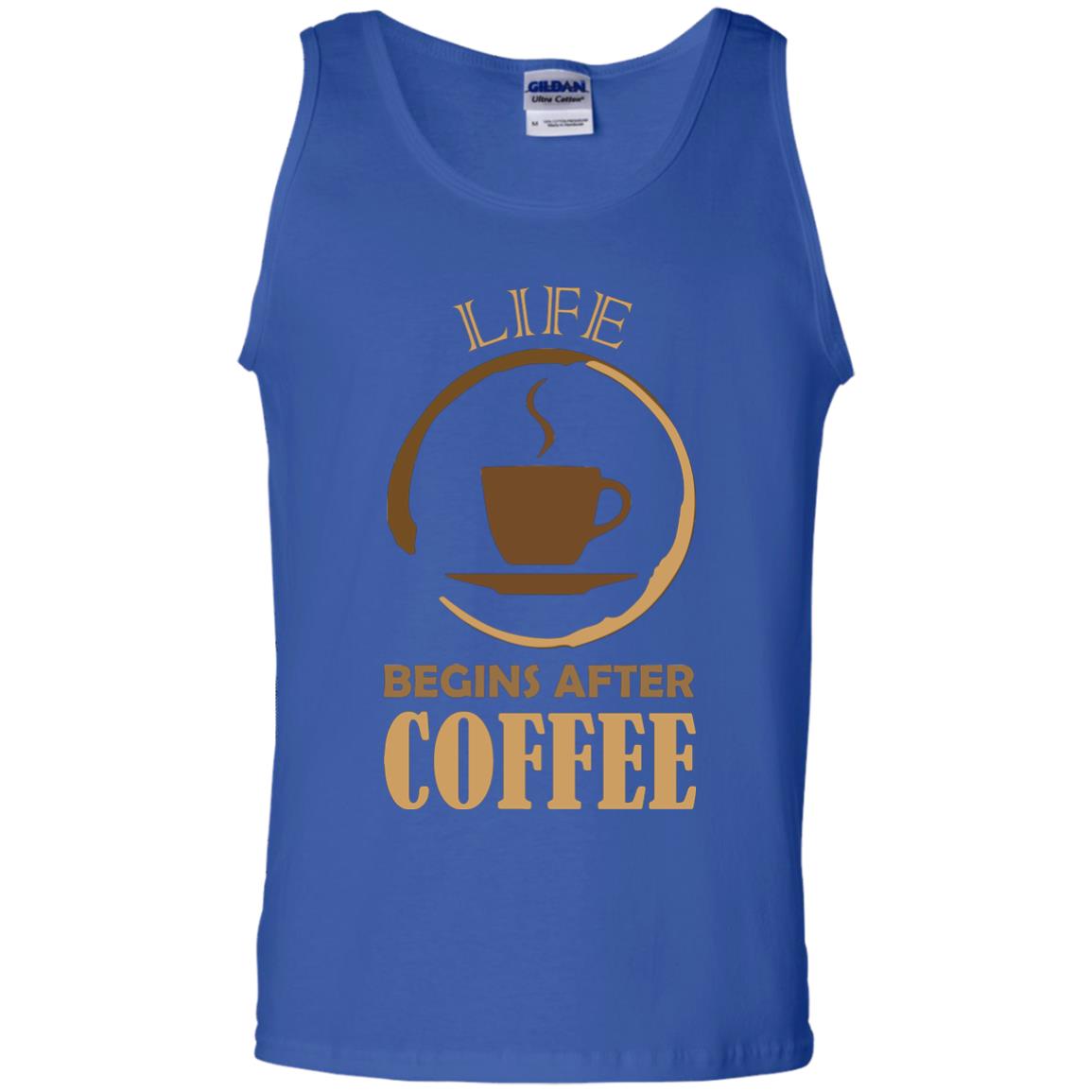 Life Begins After Coffee Shirt For Coffee Lover Royal