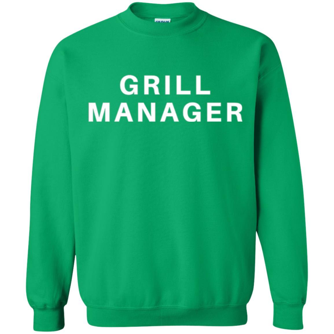 Grill Manager Cooking T-shirt Irish Green