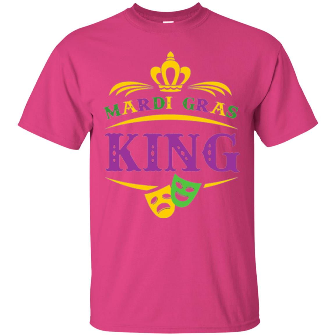 Mardi Gras King Gift T-shirt Heliconia