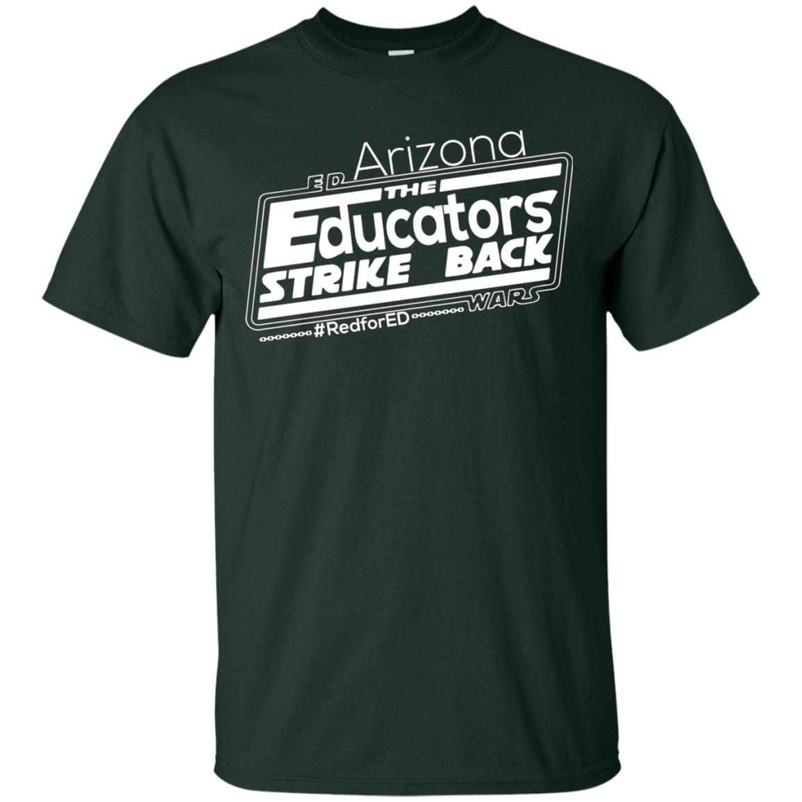 Arizona Teacher Tshirt Red For Ed Arizona The Educators Strike Back Forest