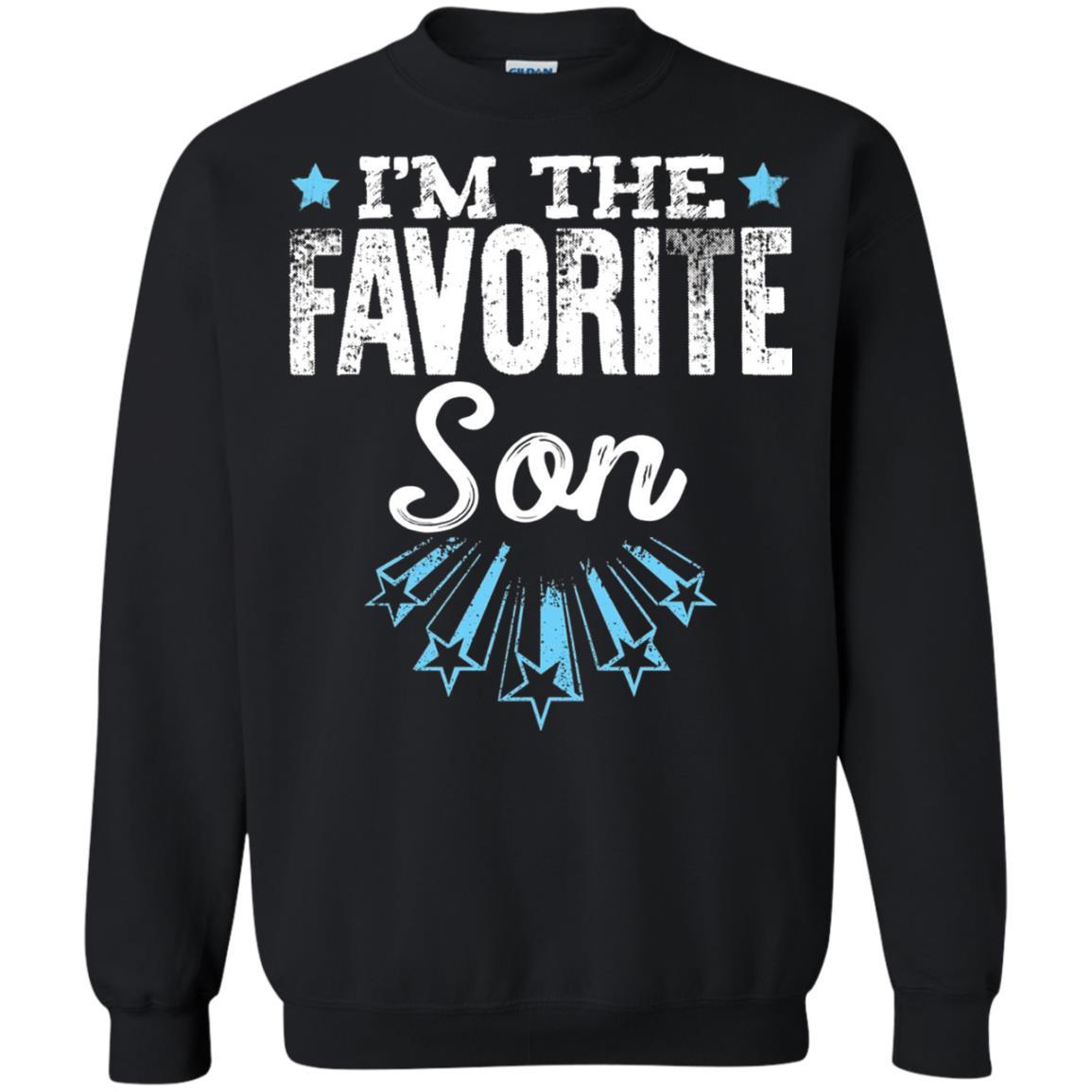 Family T-shirt I'm The Favorite Son Black Small