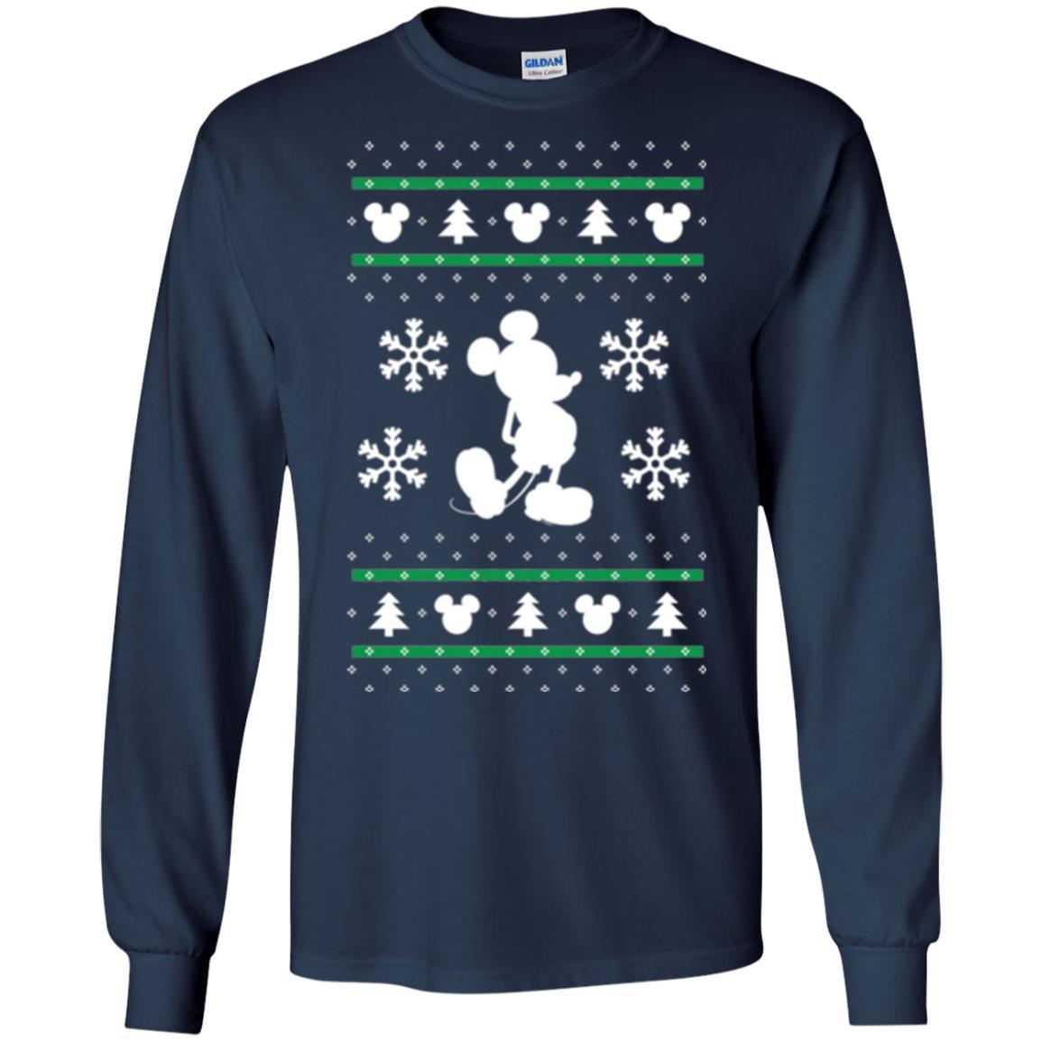 Christmas T-shirt Mickey Mouse Navy