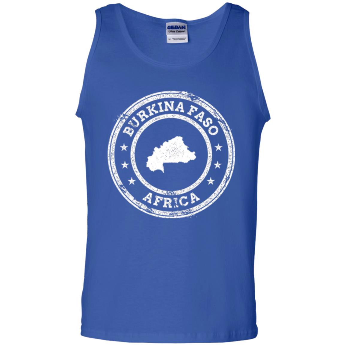 Burkina Faso Africa Passport Stamp T-shirt Royal