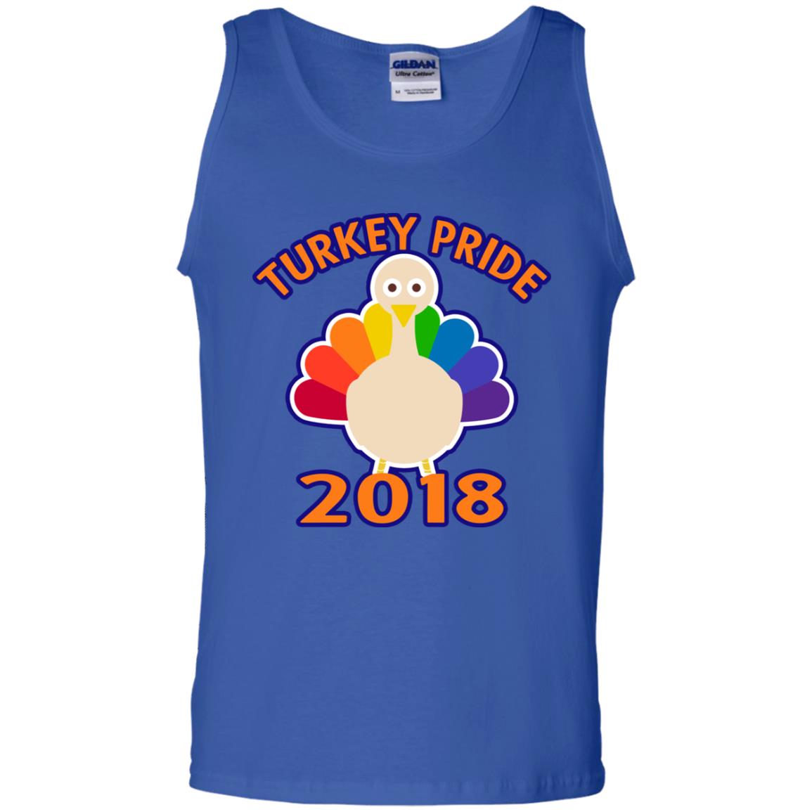 Turkey Pride Rainbow Lgbtq Thanksgiving Gift Shirt Royal
