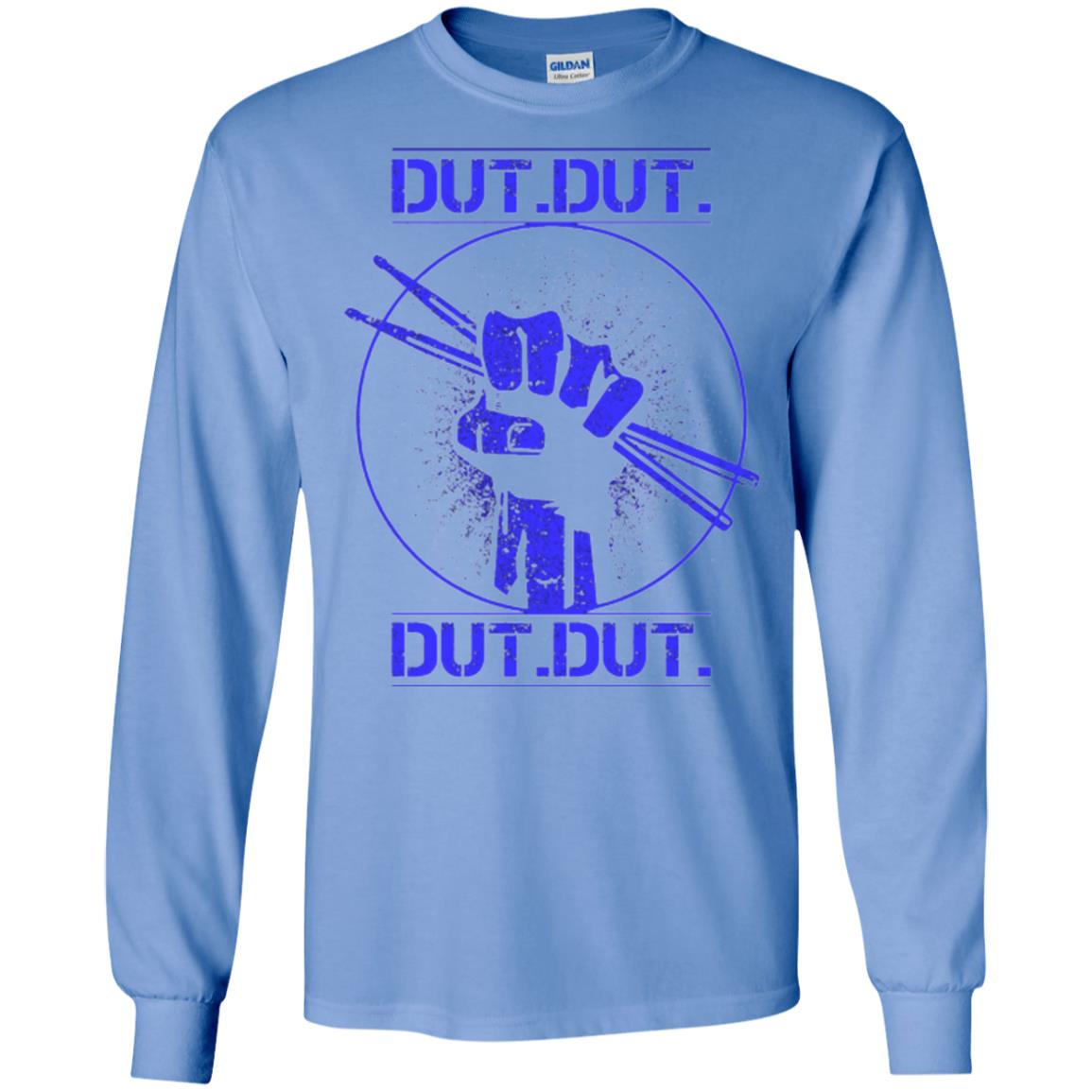 Drum Lovers T-shirt Dut Marching Band Carolina Blue