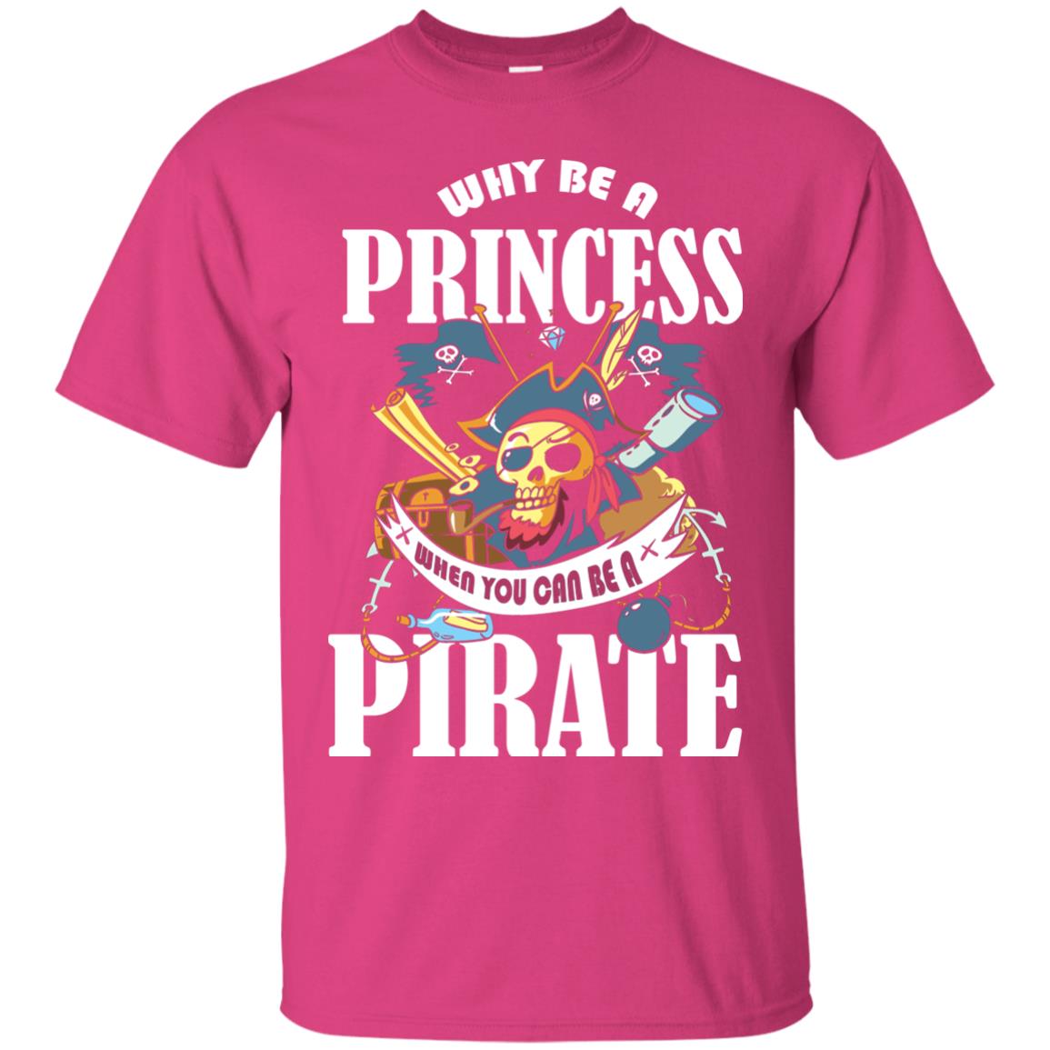 You Can Be A Pirate Cool Pirate Gift Shirt For Girls Heliconia