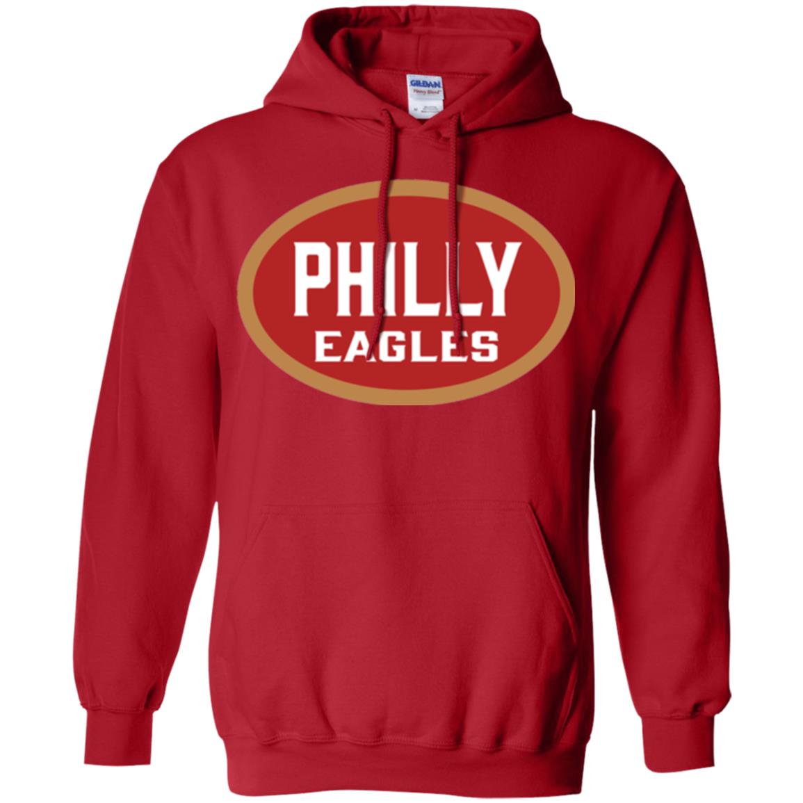 Football T-shirt Philly Eagles Red