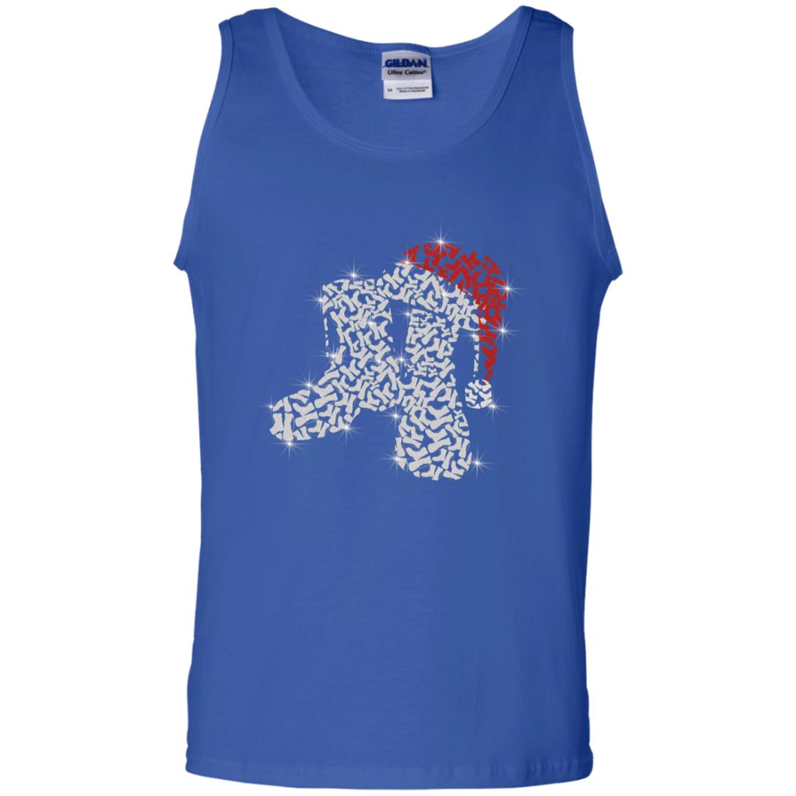 Veteran Boot With Santa Hat Merry Christmas Gift Shirt For Mens Womens Royal