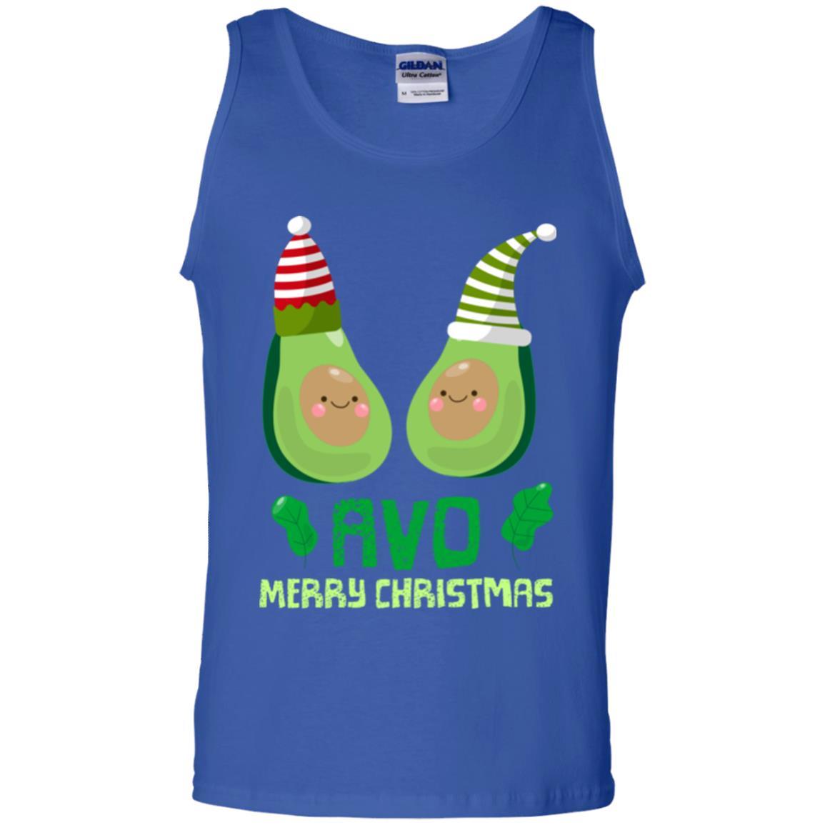 Avocado Merry Christmas T-shirt Royal