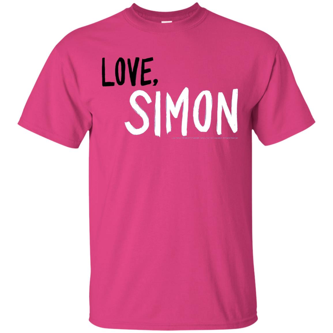 Love Simon Logo Shirt Heliconia
