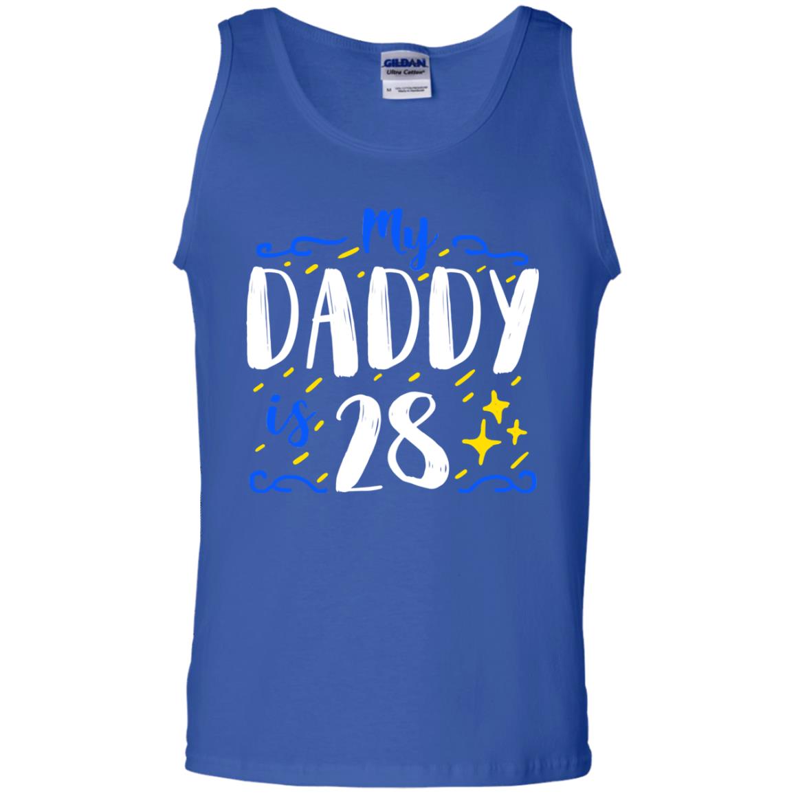 My Daddy Is 28 28th Birthday Daddy Shirt For Sons Or Daughters Royal