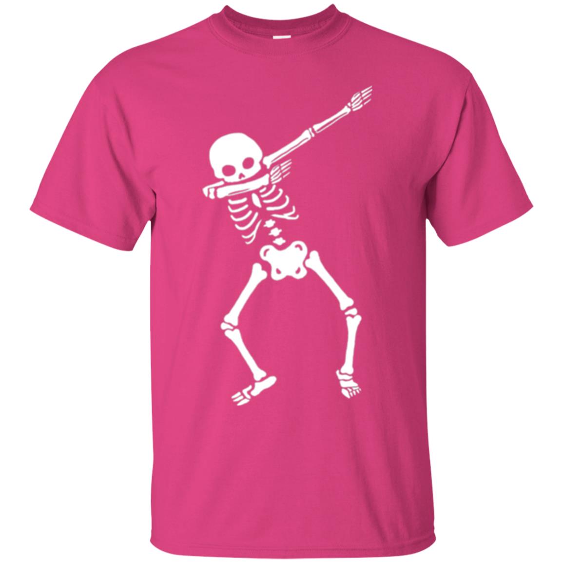 Dabbing Skeleton T Shirt Heliconia