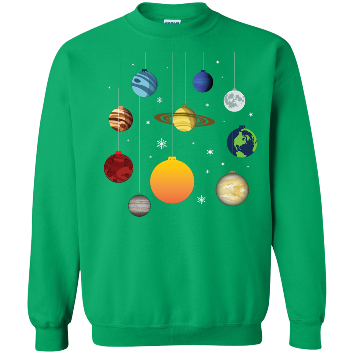 Christmas T-shirt Joy To Universe Christmas Irish Green