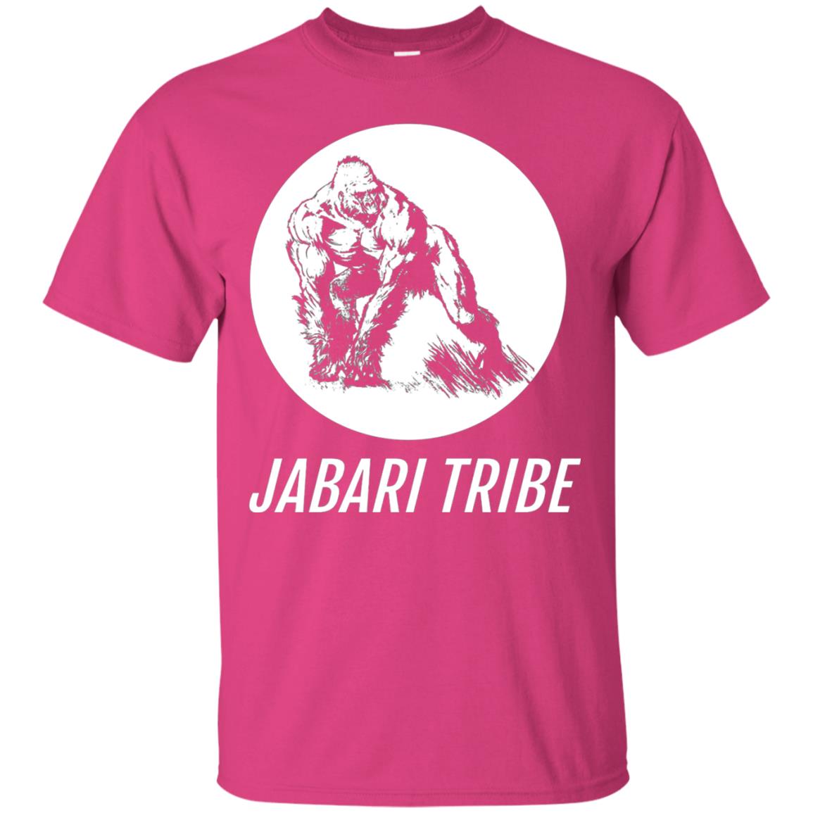Jabari Tribe White Gorilla T-shirt Heliconia