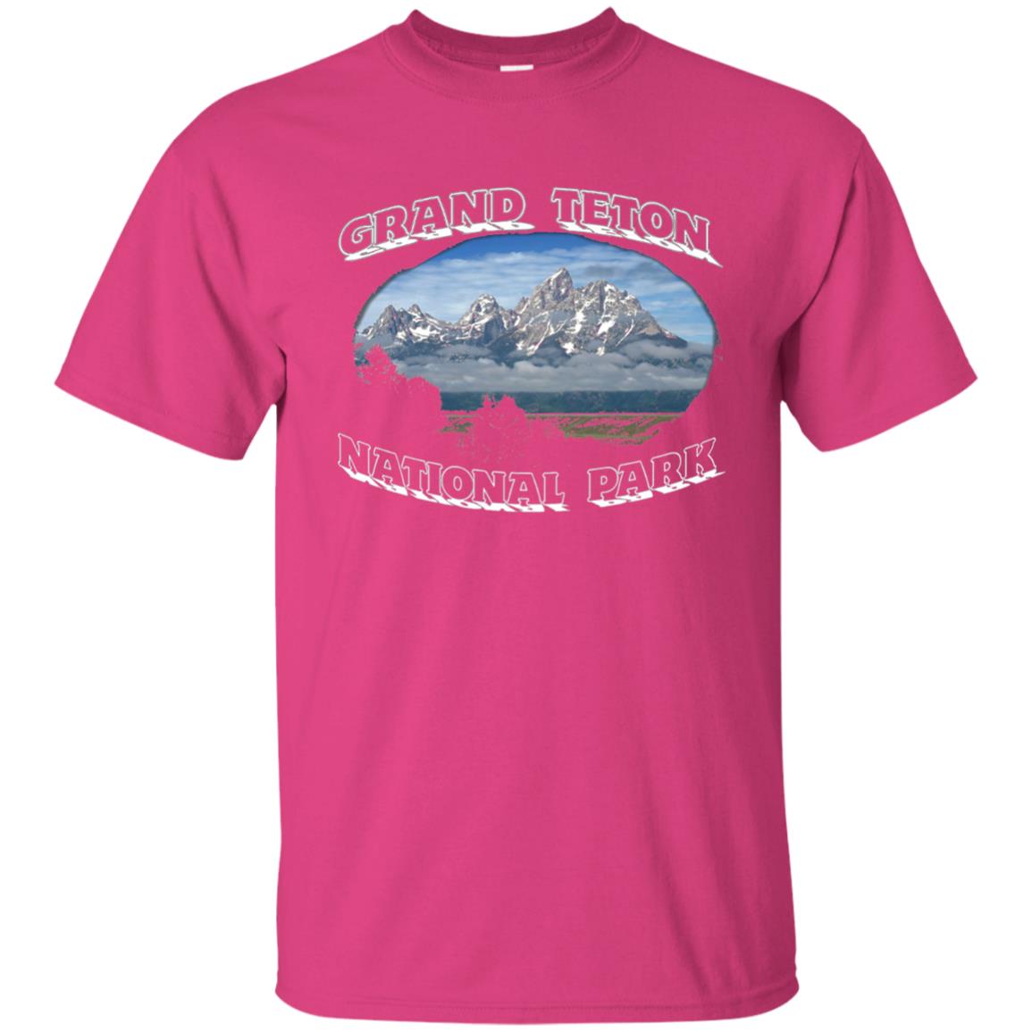 Grand Teton National Park T-shirt Heliconia