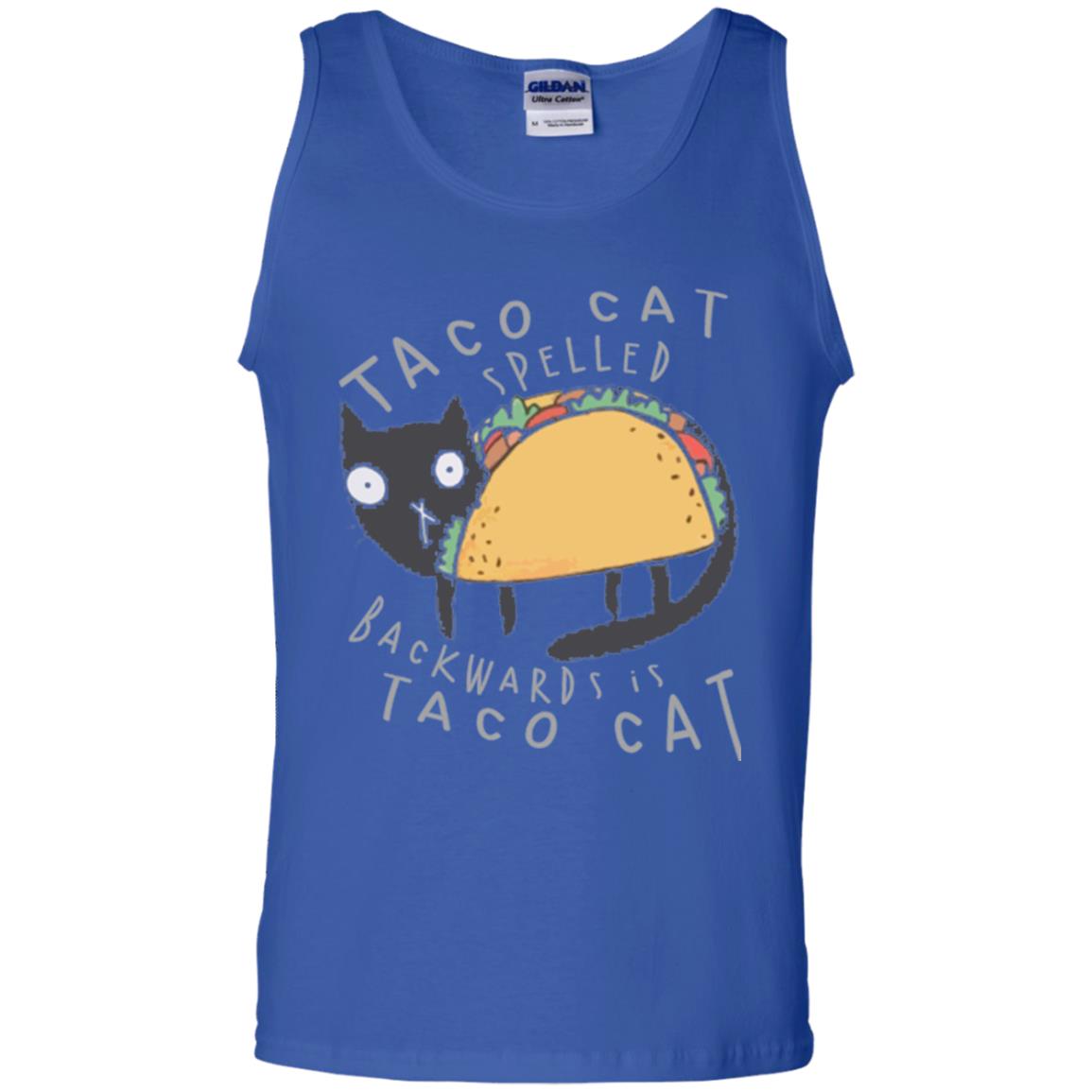Cat Lovers T-shirt Taco Cat Spelled Backward Is Taco Cat Royal