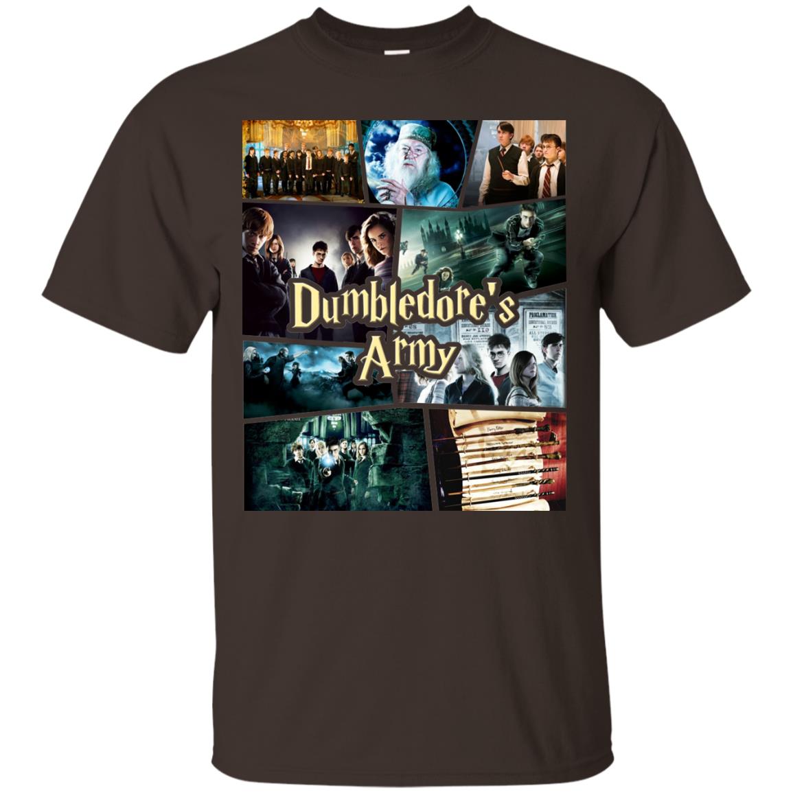Dumbledore' S Army Gta Harry Potter Fan Shirt Dark Chocolate