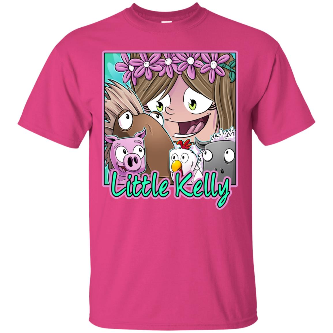 Little Kelly Minecraft Little Club Adventures Shirt Heliconia