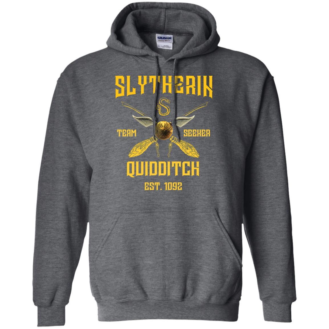Slytherin Quiddith Team Seeker Est 1092 Harry Potter Shirt Dark Heather