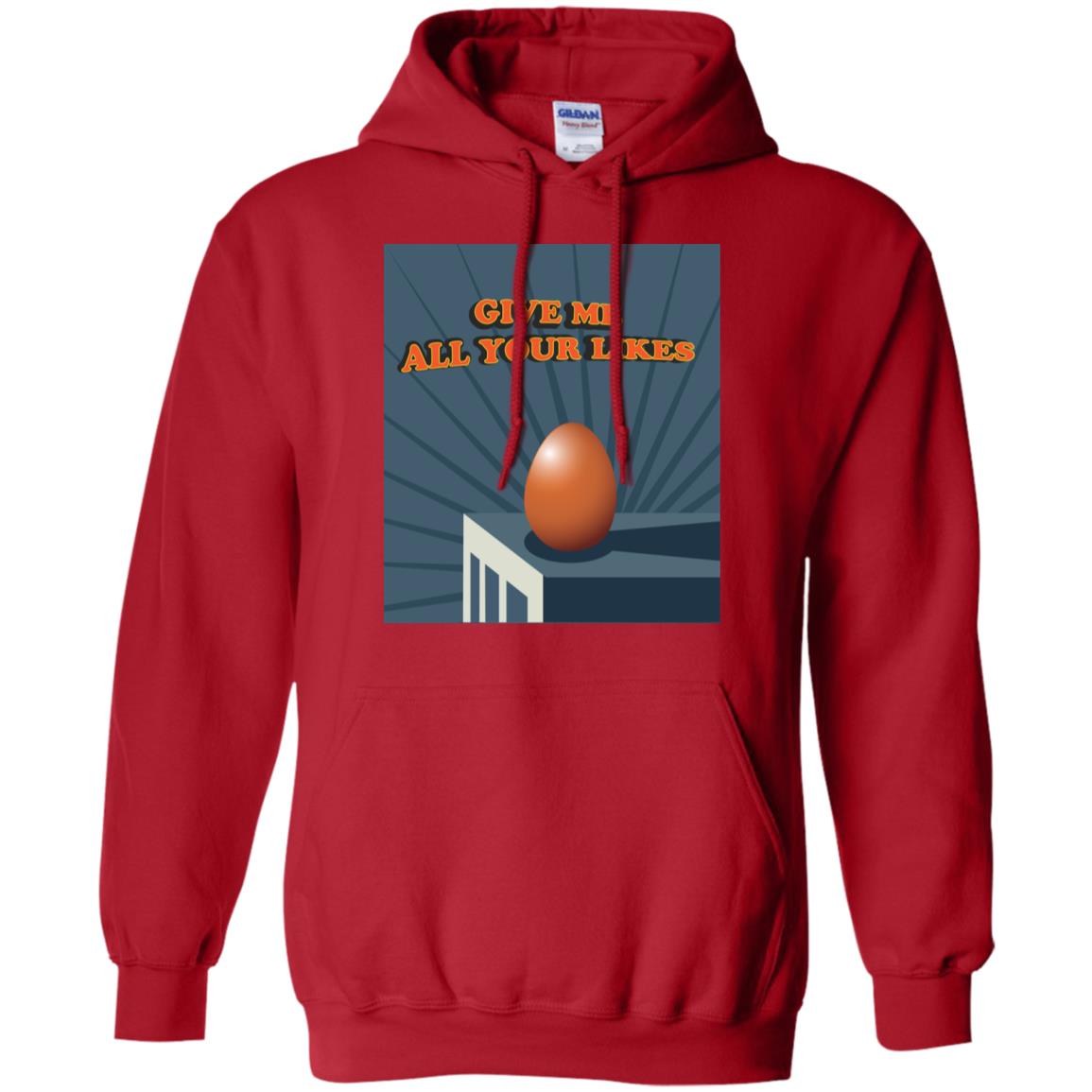 Give Me All Your Likes Egg Shirt Red