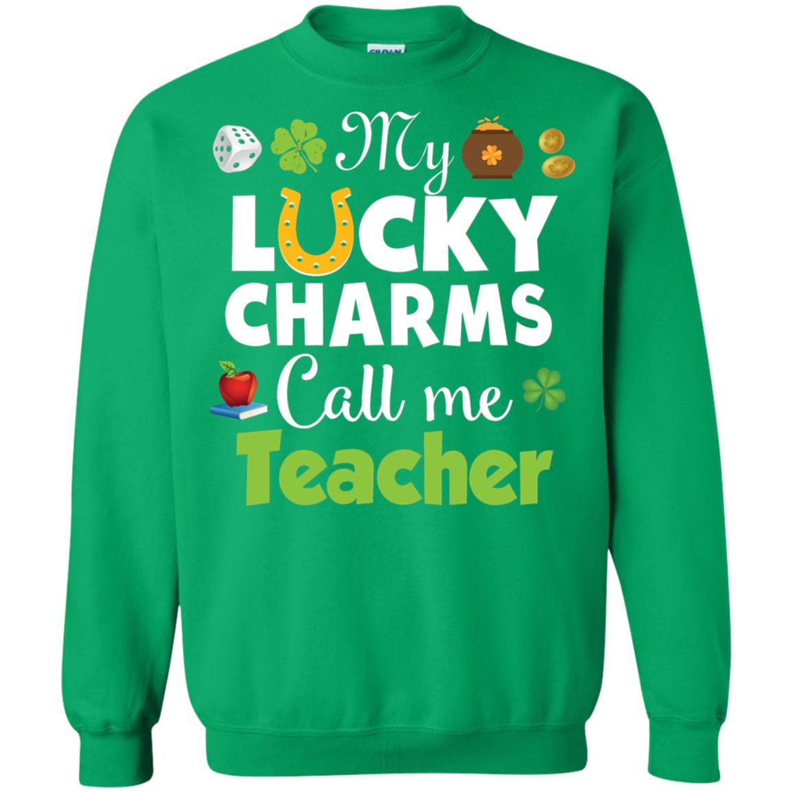 My Lucky Charms Call Me Teacher St Patricks Day T-shirt Irish Green