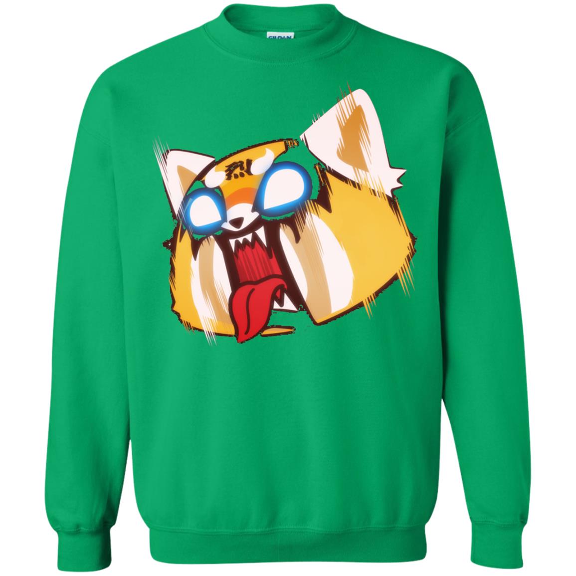 Aggretsuko Screaming Rage Tee Shirt Irish Green
