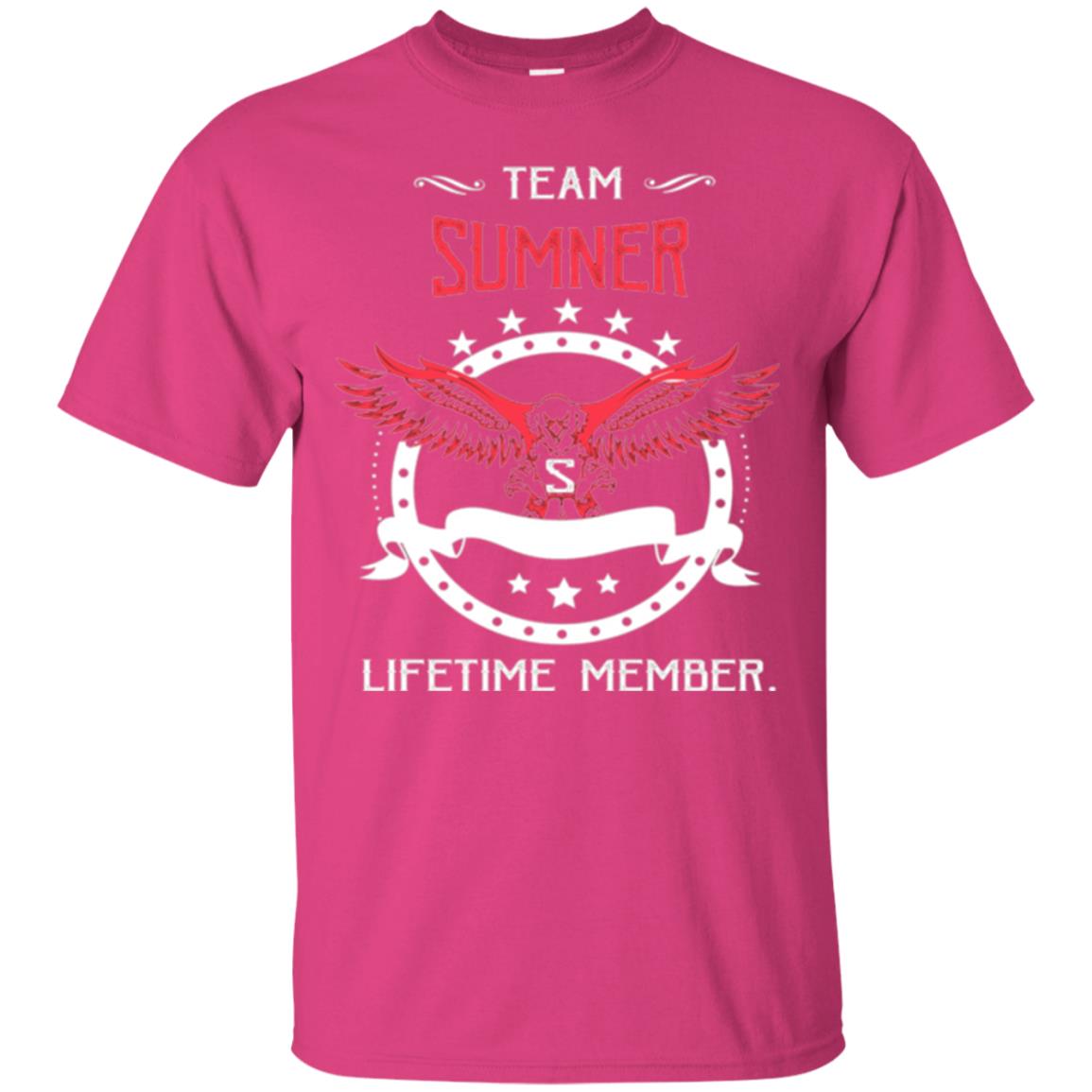 Team Sumner Lifetime Member Family T-shirt Heliconia