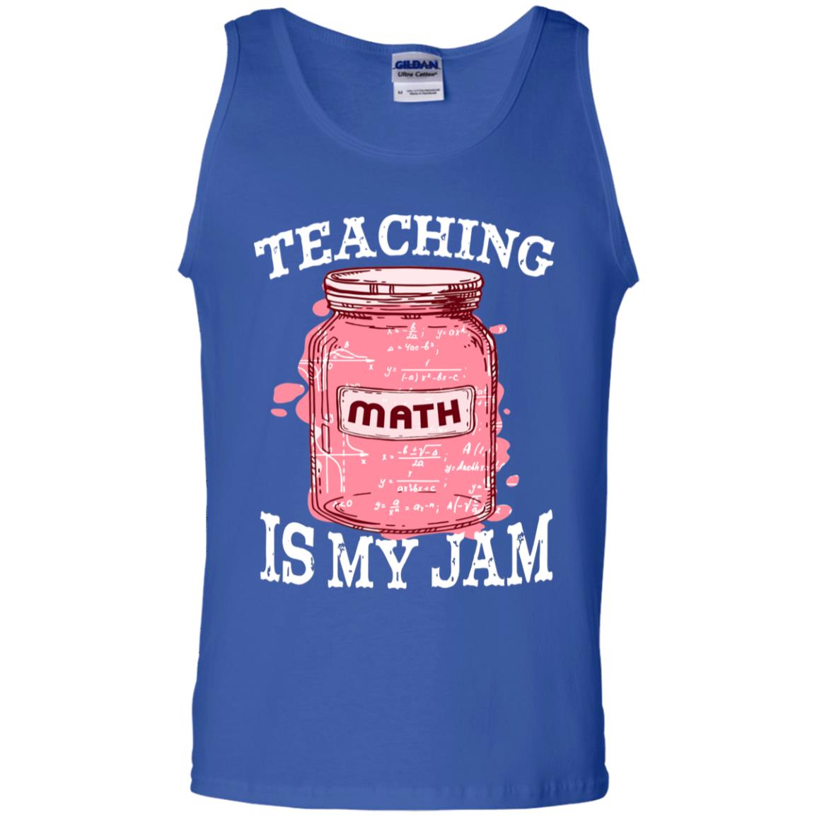 Teaching Math Is My Jam Mathematics Gift Shirt Royal