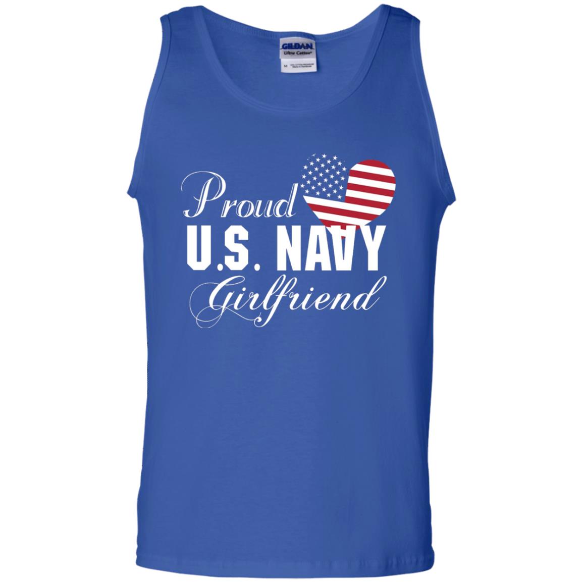 Pride U.s. Army Shirt Proud Navy Girlfriend Heart Royal