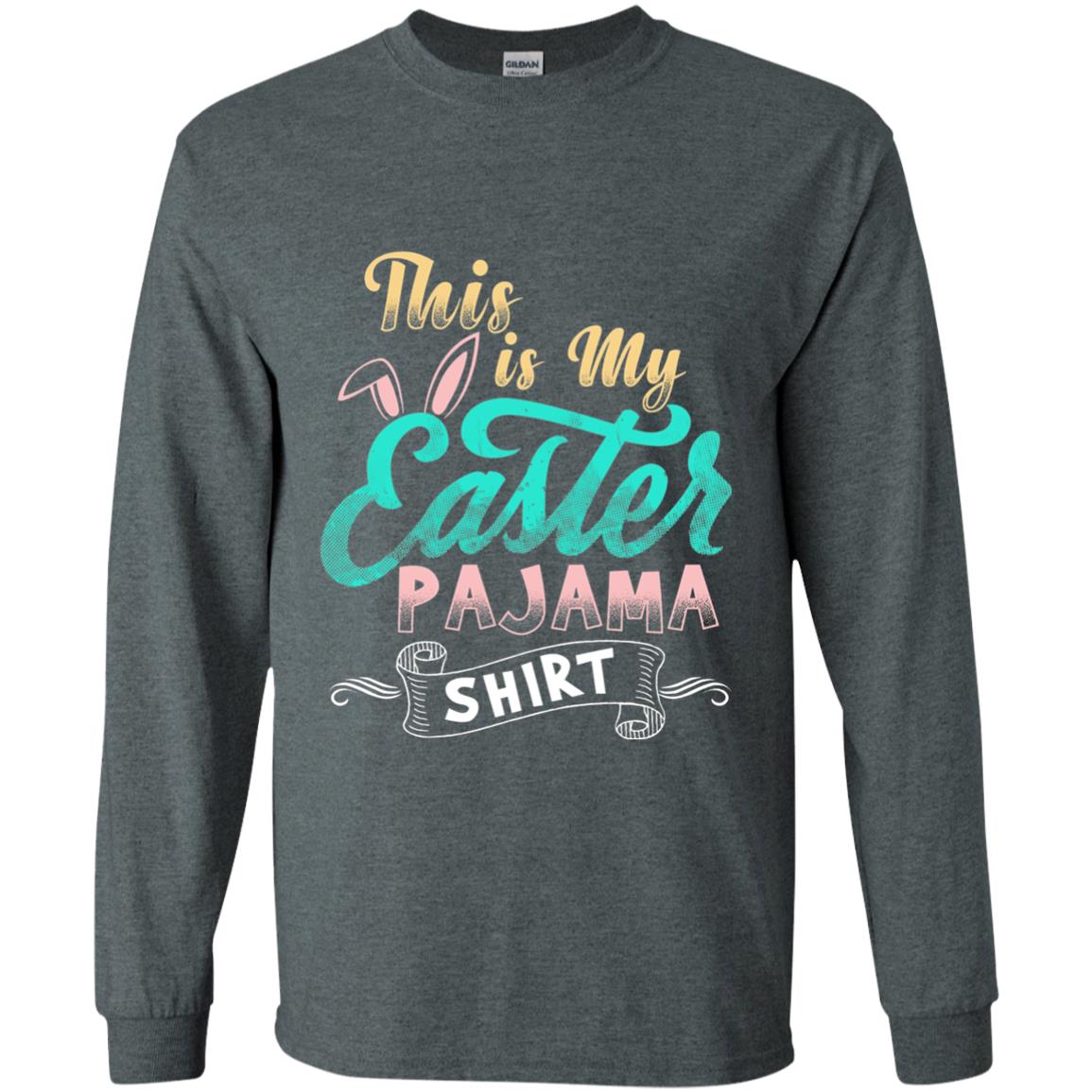 Easter T-shirt This Is Easter Pajama Shirt Dark Heather