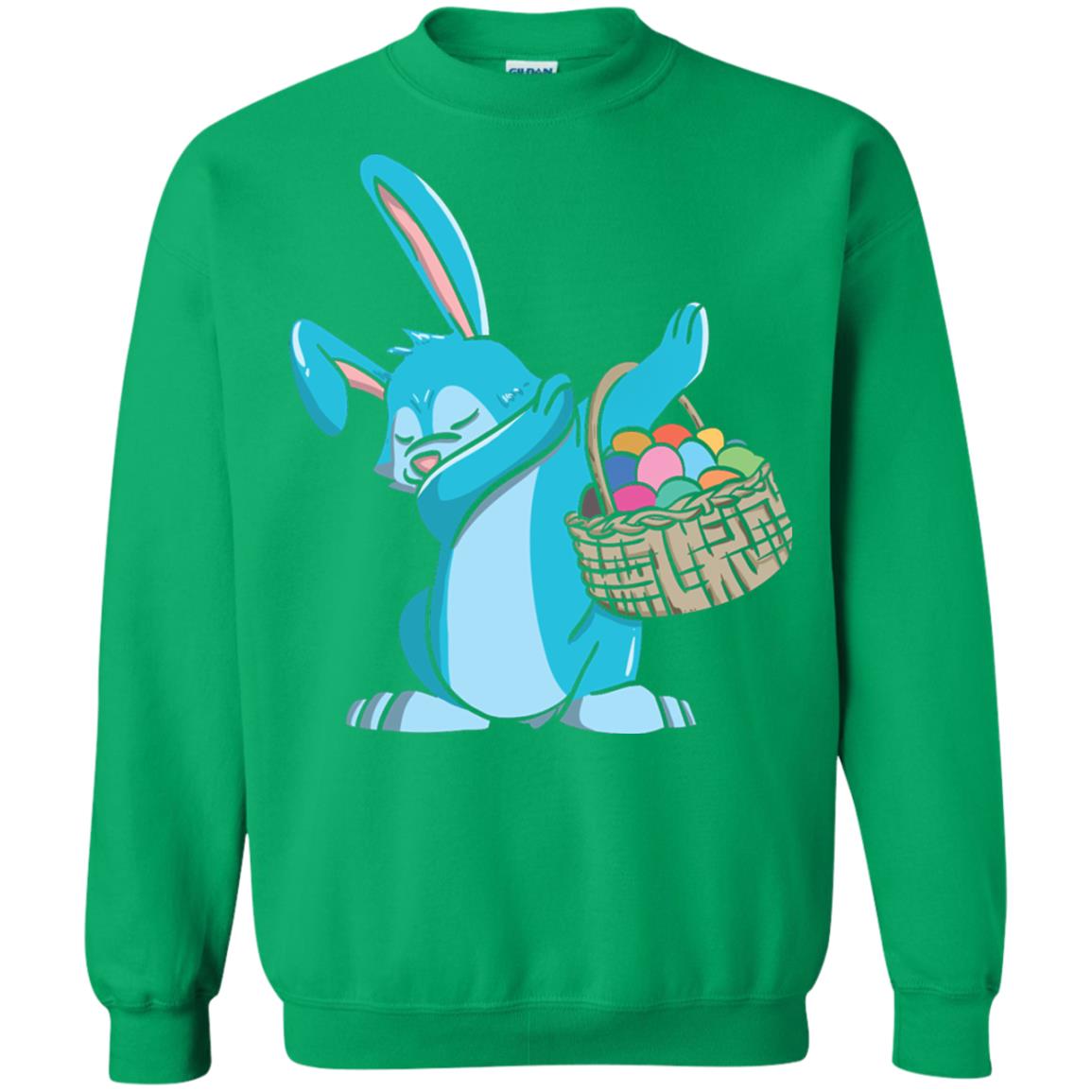 Easter Bunny Dab Easter Shirt Irish Green
