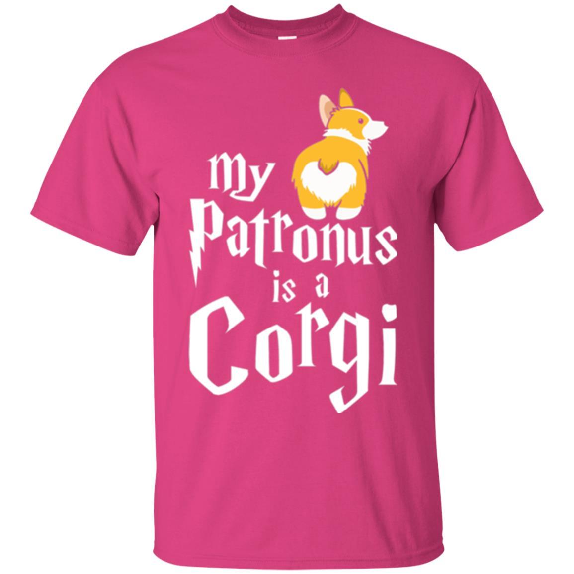Dog T-shirt My Patronus Is A Corgi T-shirt Heliconia