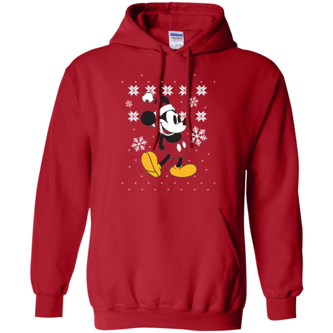 Christmas T-shirt Disney Mickey Mouse Red