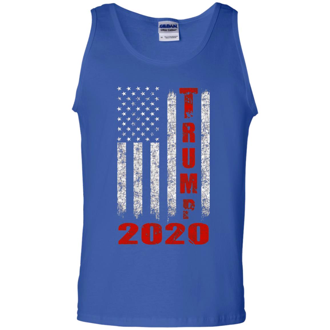 American Flag Vintage Design Trump 2020 T-shirt Royal