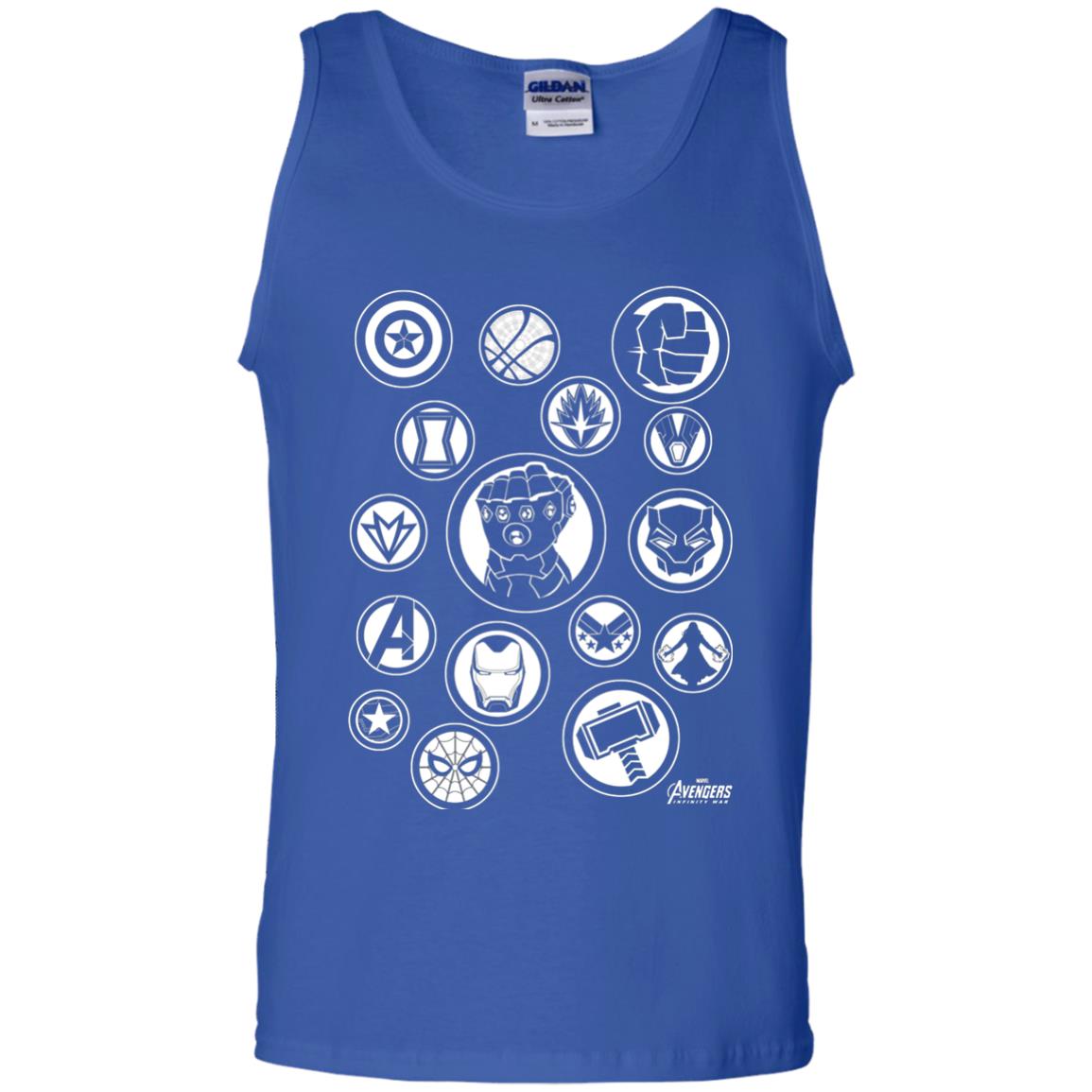 Infinity War Tonal Hero Icon Movie T-shirt Royal