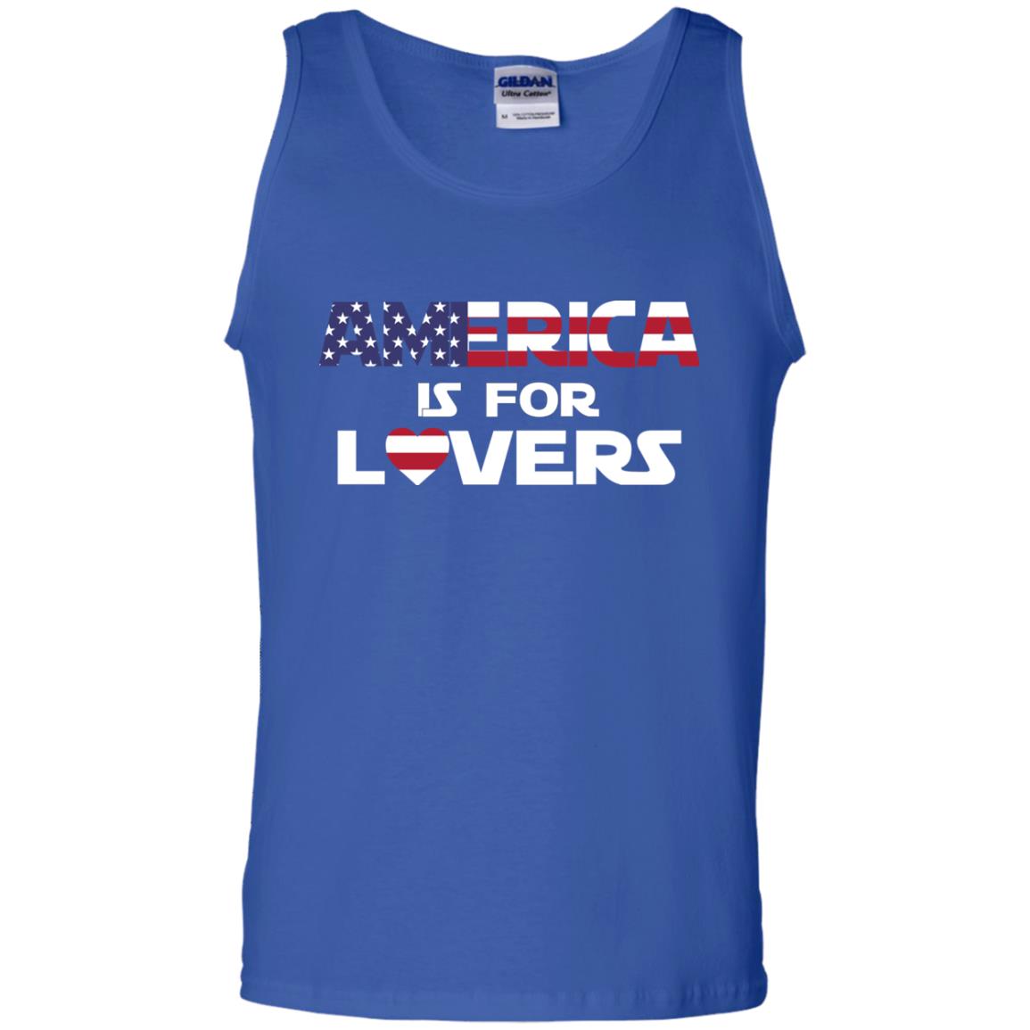 America Is For Lovers Flag Of United States Shirt Royal