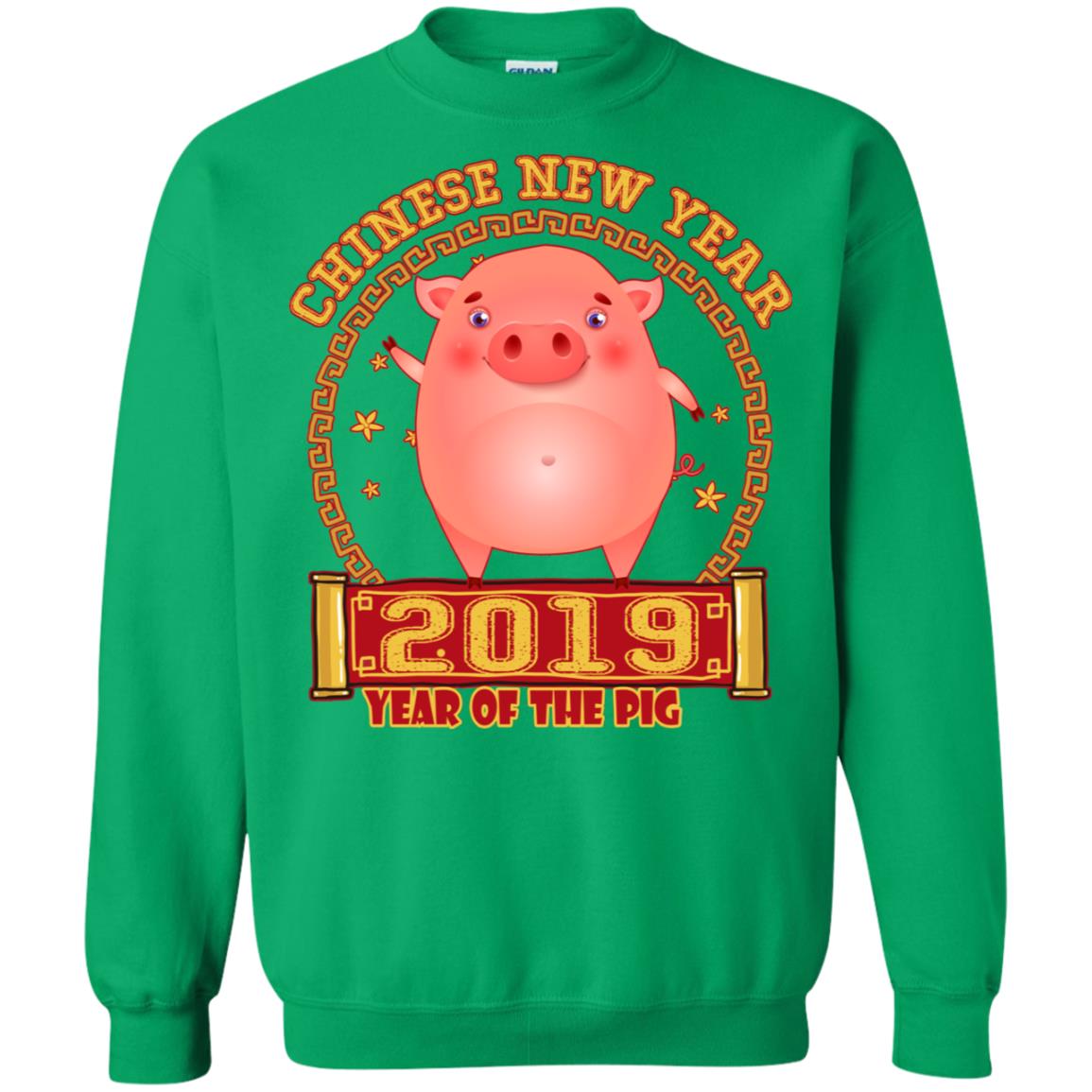 Chinese New Year Year 2019 Of The Pig Shirt Irish Green