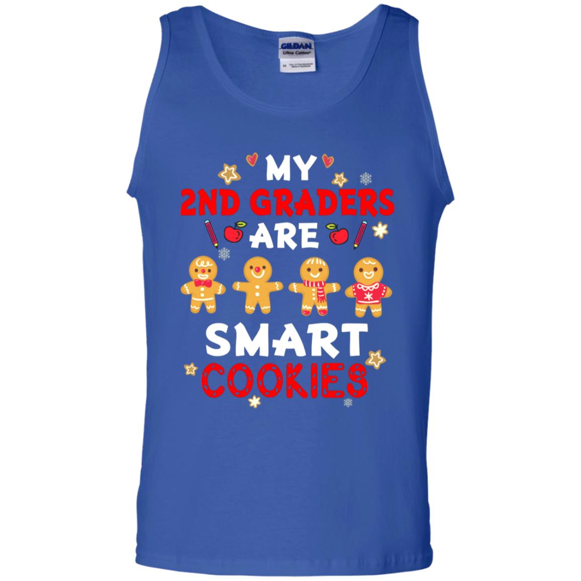 My 2nd Graders Are Smart Cookies X-mas Gift Shirt For Second Gradeteachers Royal