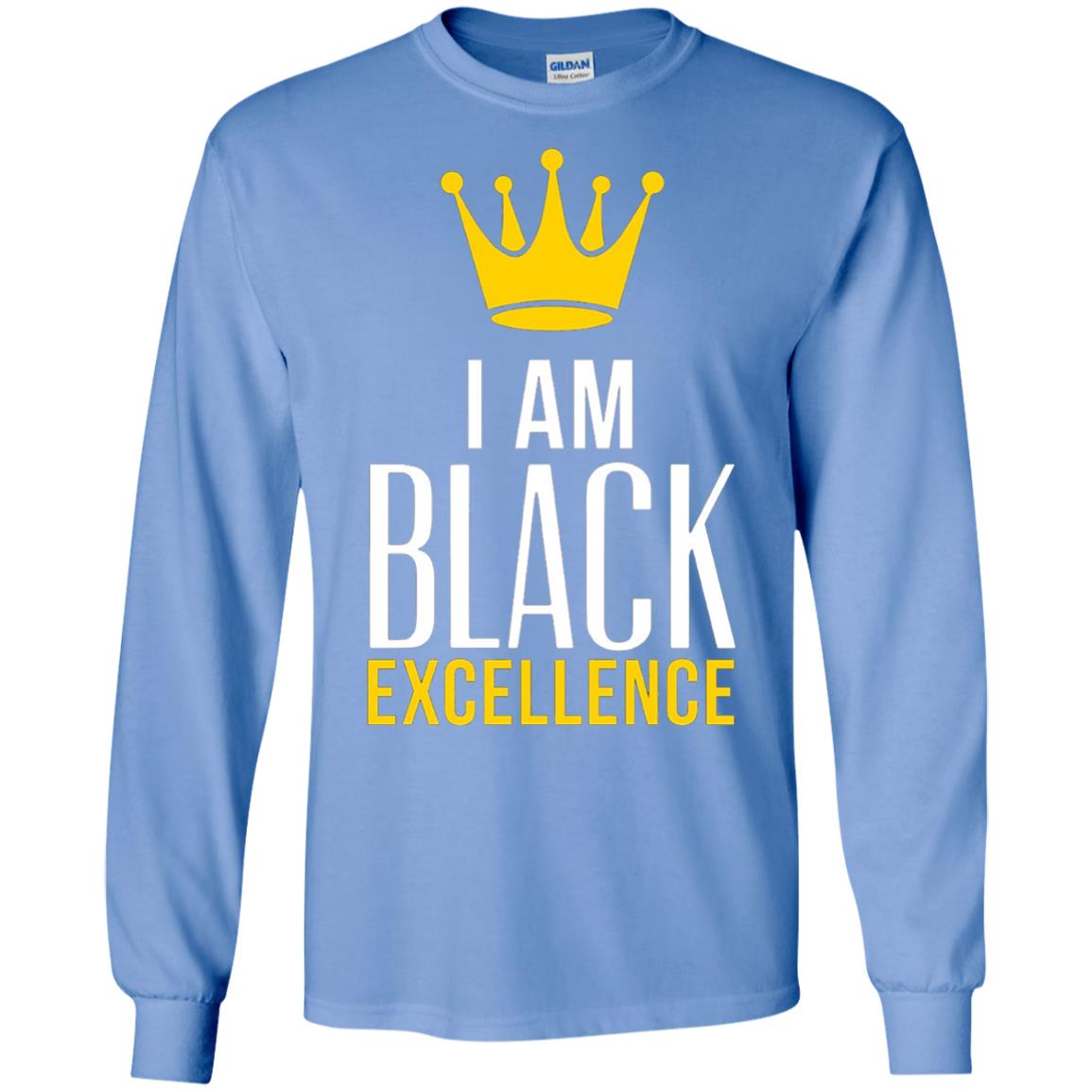 Black Excellence T-shirt Melanin Poppin_ Queen King Carolina Blue