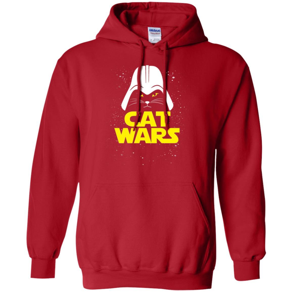 Cat Lover T-shirt Cat Wars T-shirt Red